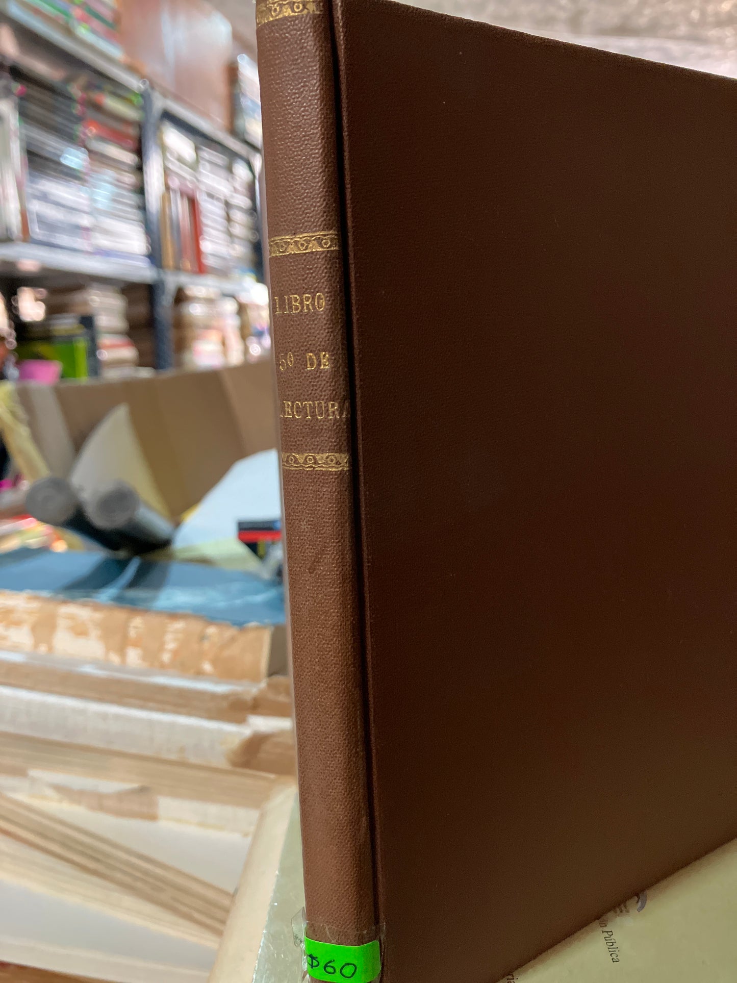 LIBRO DE LECTURA PARA EL QUINTO AÑO 1938 USADO ANTIGUOS ALDAMA