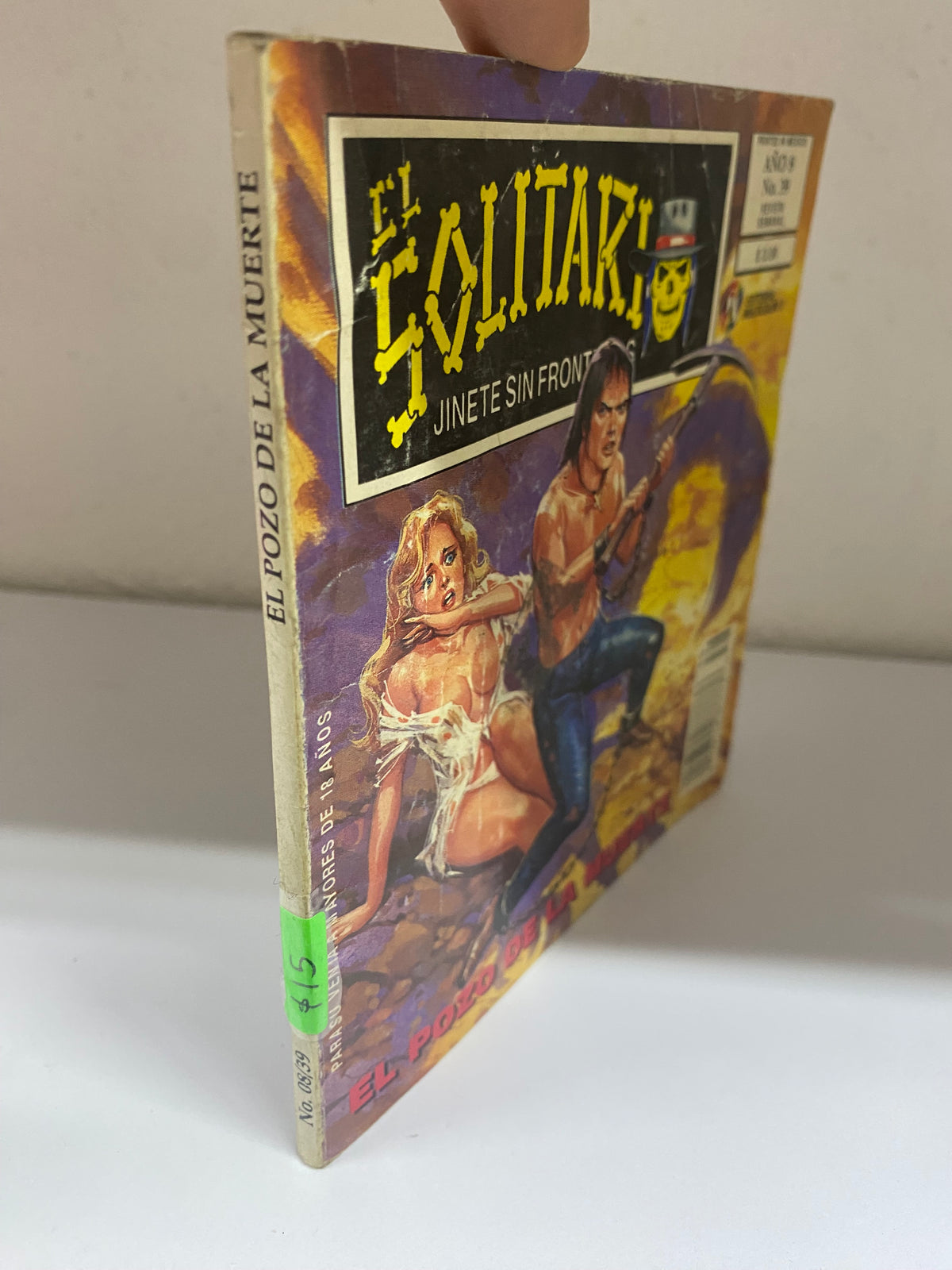 EL SOLITARIO JINETE SIN FRONTERAS EL POZO DE LA MUERTE USADO NOVELAS JUAREZ 515
