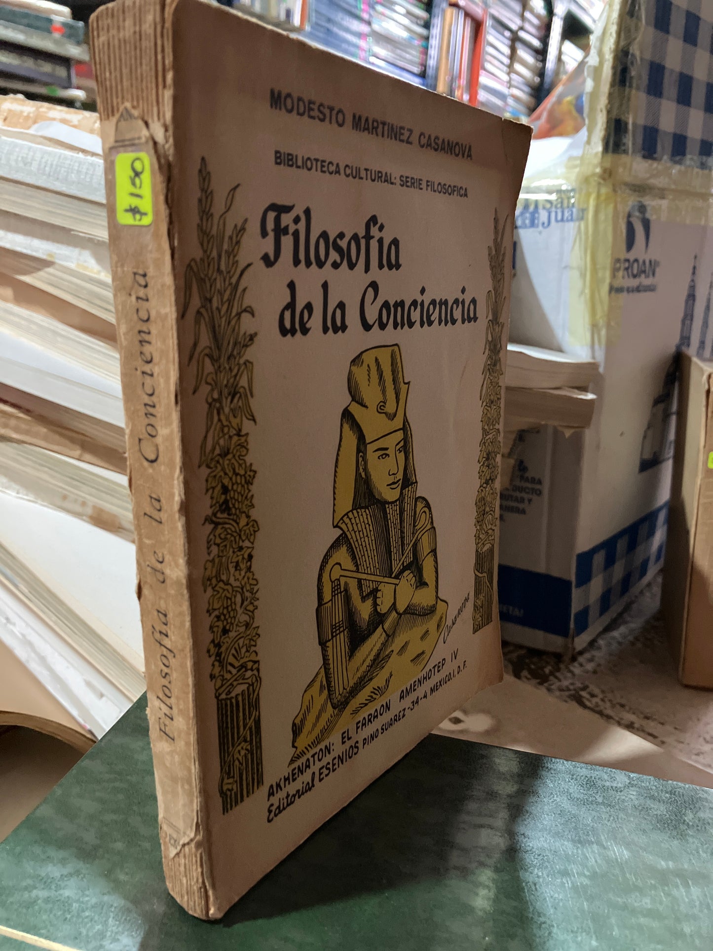 FILOSOFÍA DE LA CONCIENCIA POR MODESTO MARTÍNEZ CASANOVA 1962 USADO ANTIGUOS ALDAMA