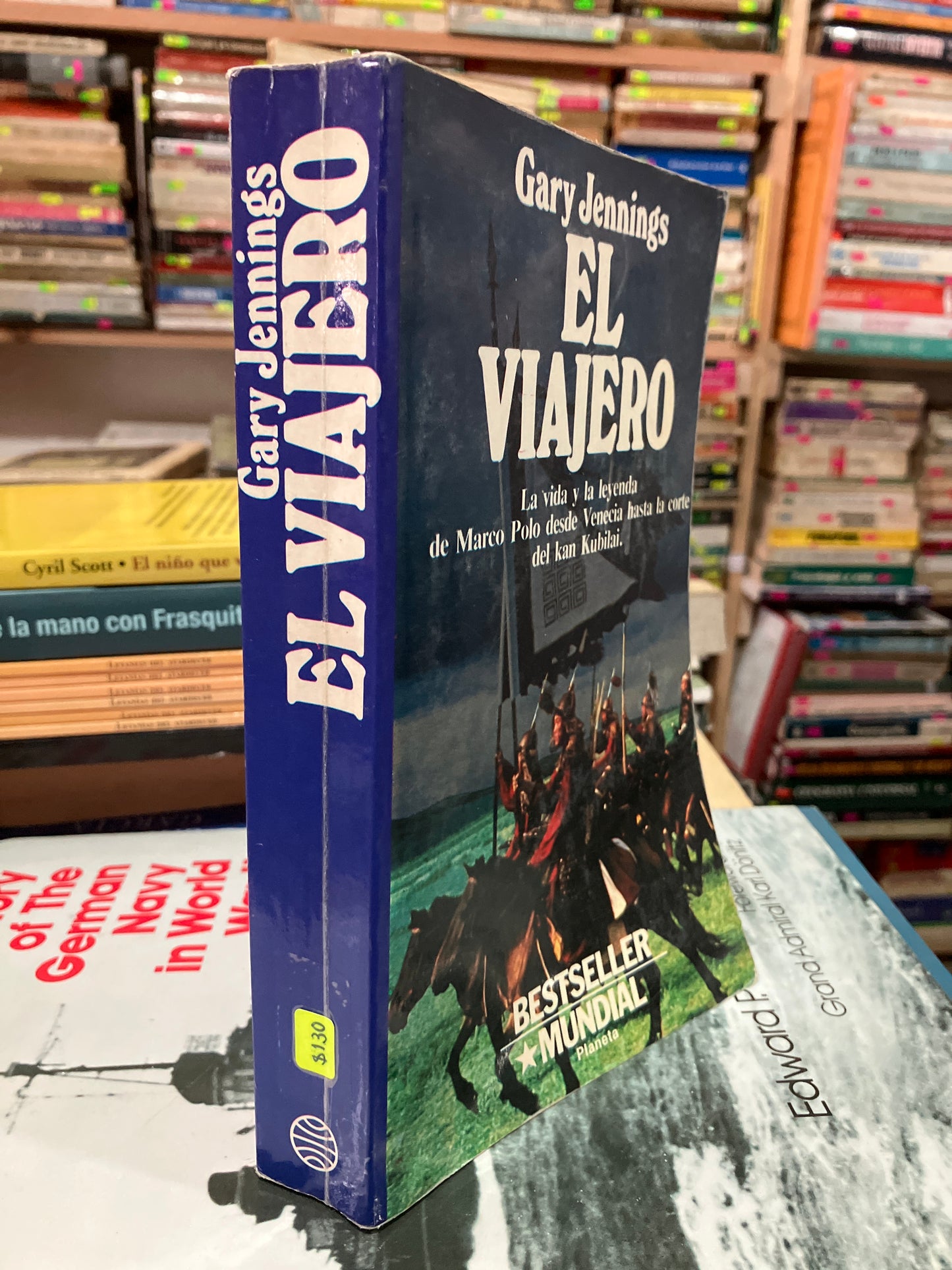 EL VIAJERO POR GARY JENNINGS USADO NOVELAS ALDAMA