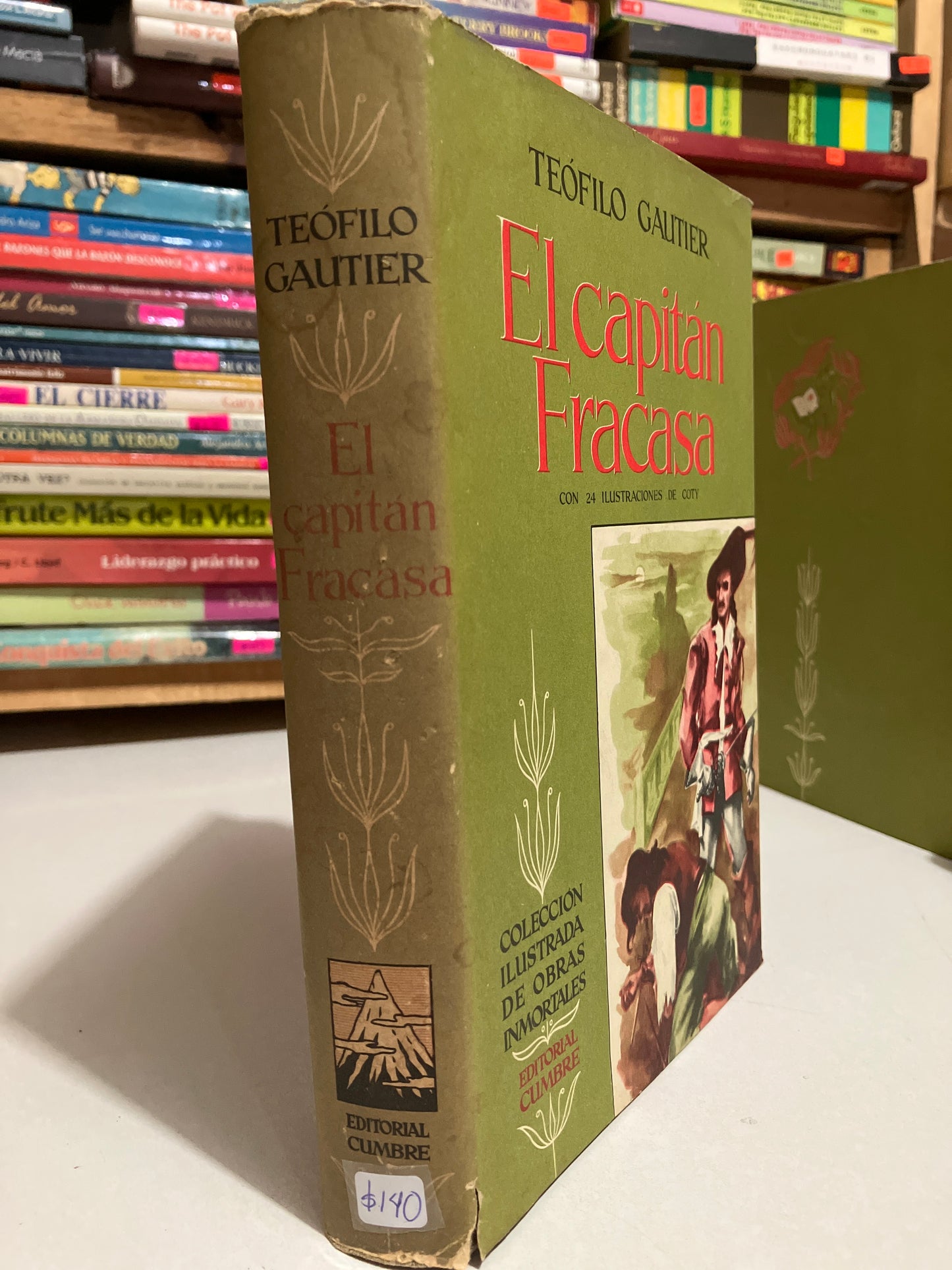 EL CAPITÁN FRACASA POR TEÓFILO GAUTIER USADO NOVELAS JUAREZ