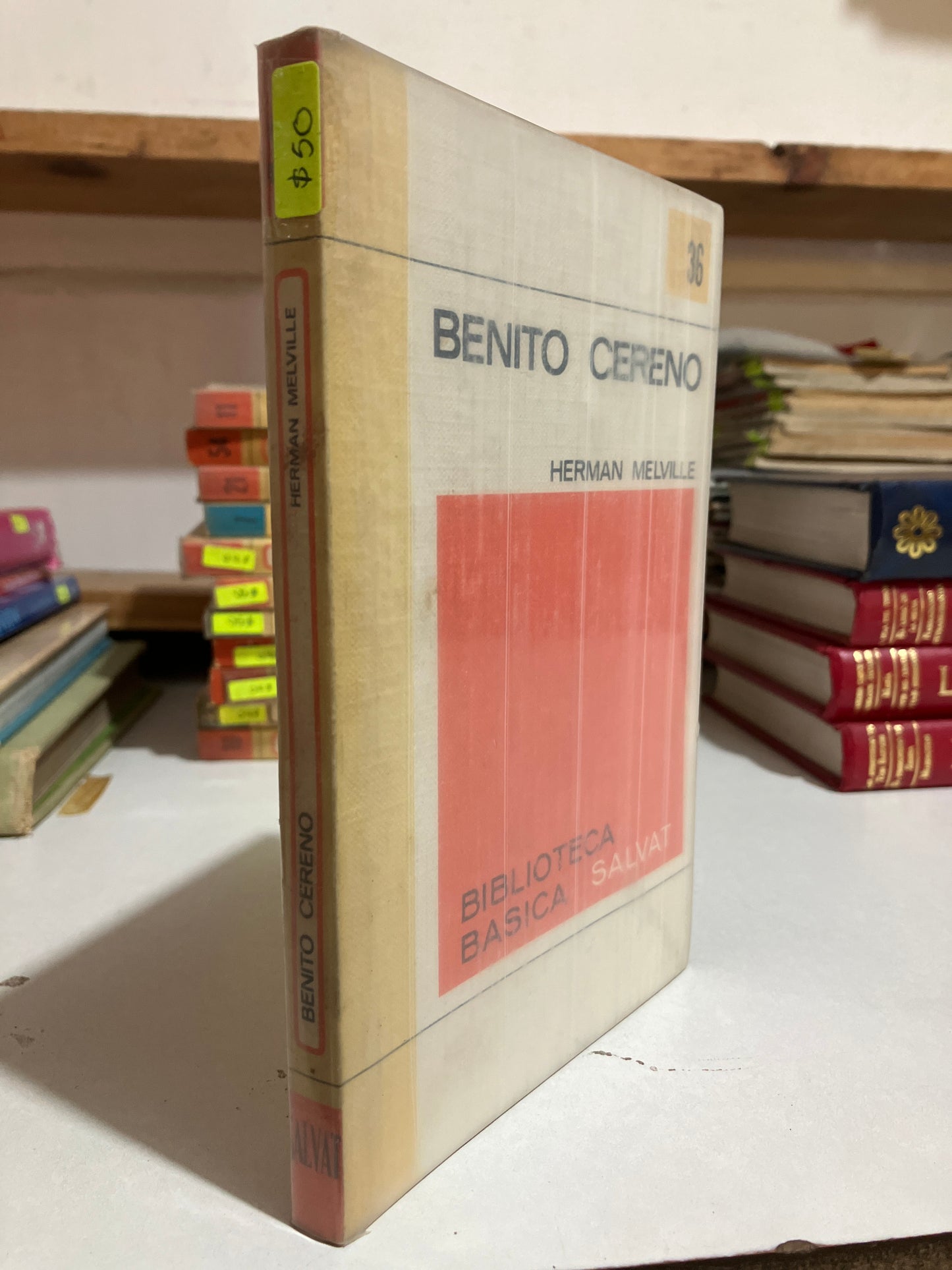 BENITO CERENO POR HERMAN MELVILLE USADO NOVELAS JUAREZ