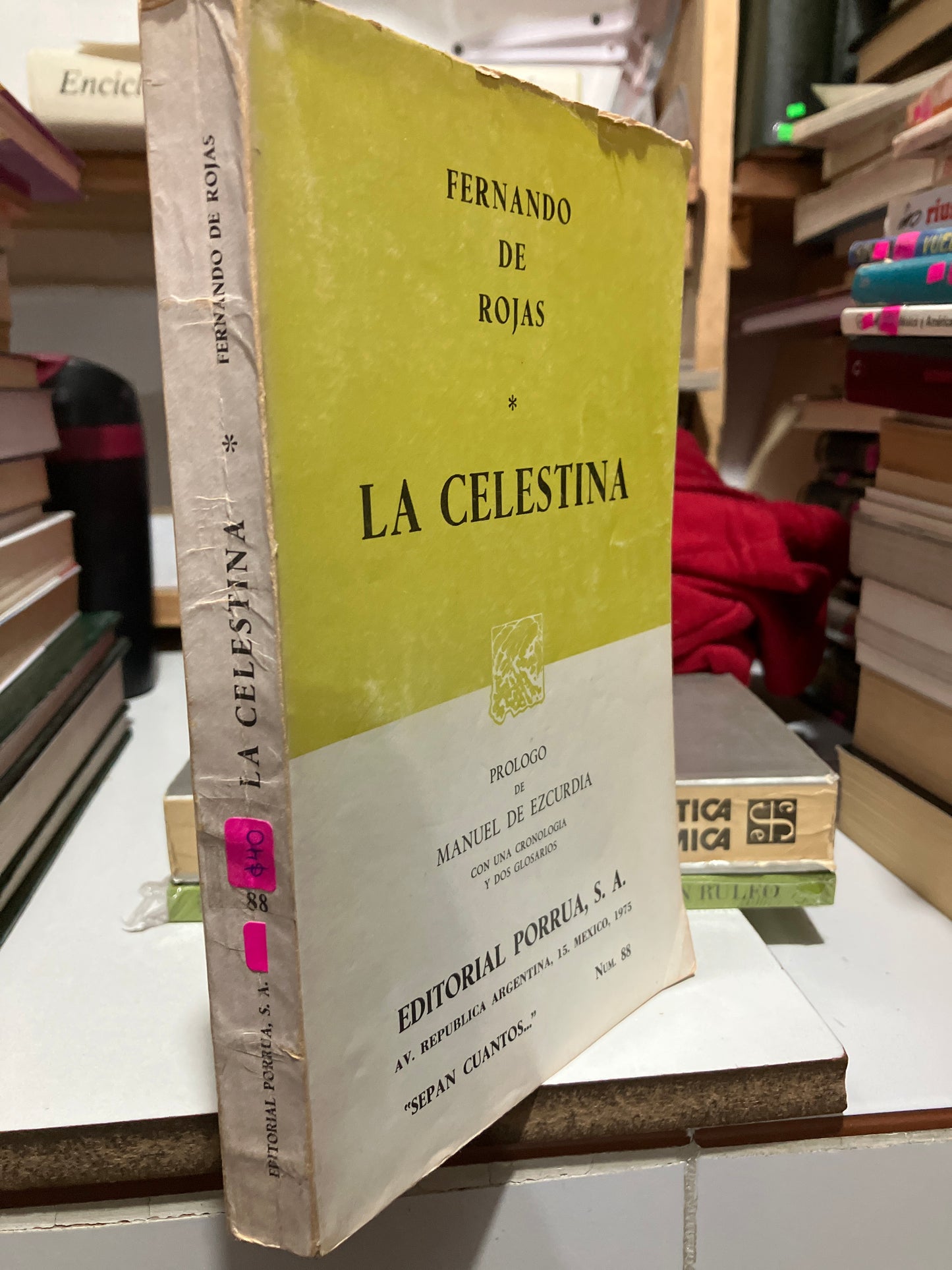 LA CELESTINA POR FERNANDO DE ROJAS USADO NOVELAS JUAREZ
