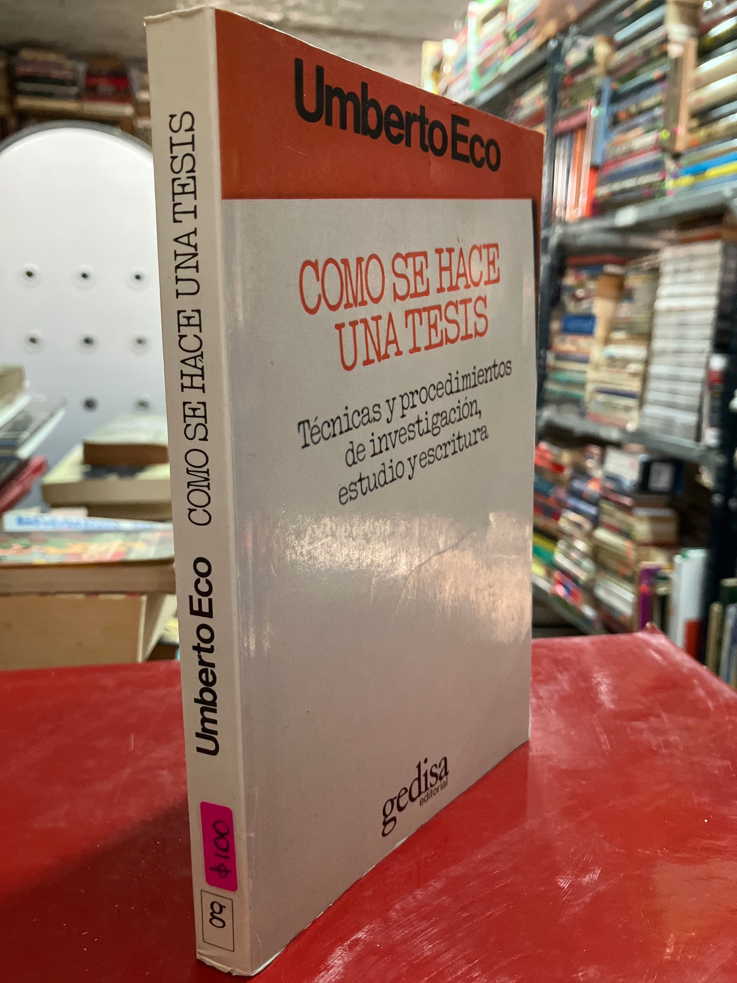 COMO SE HACE UNA TESIS POR UMBERTO ECO USADO NOVELA ALDAMA