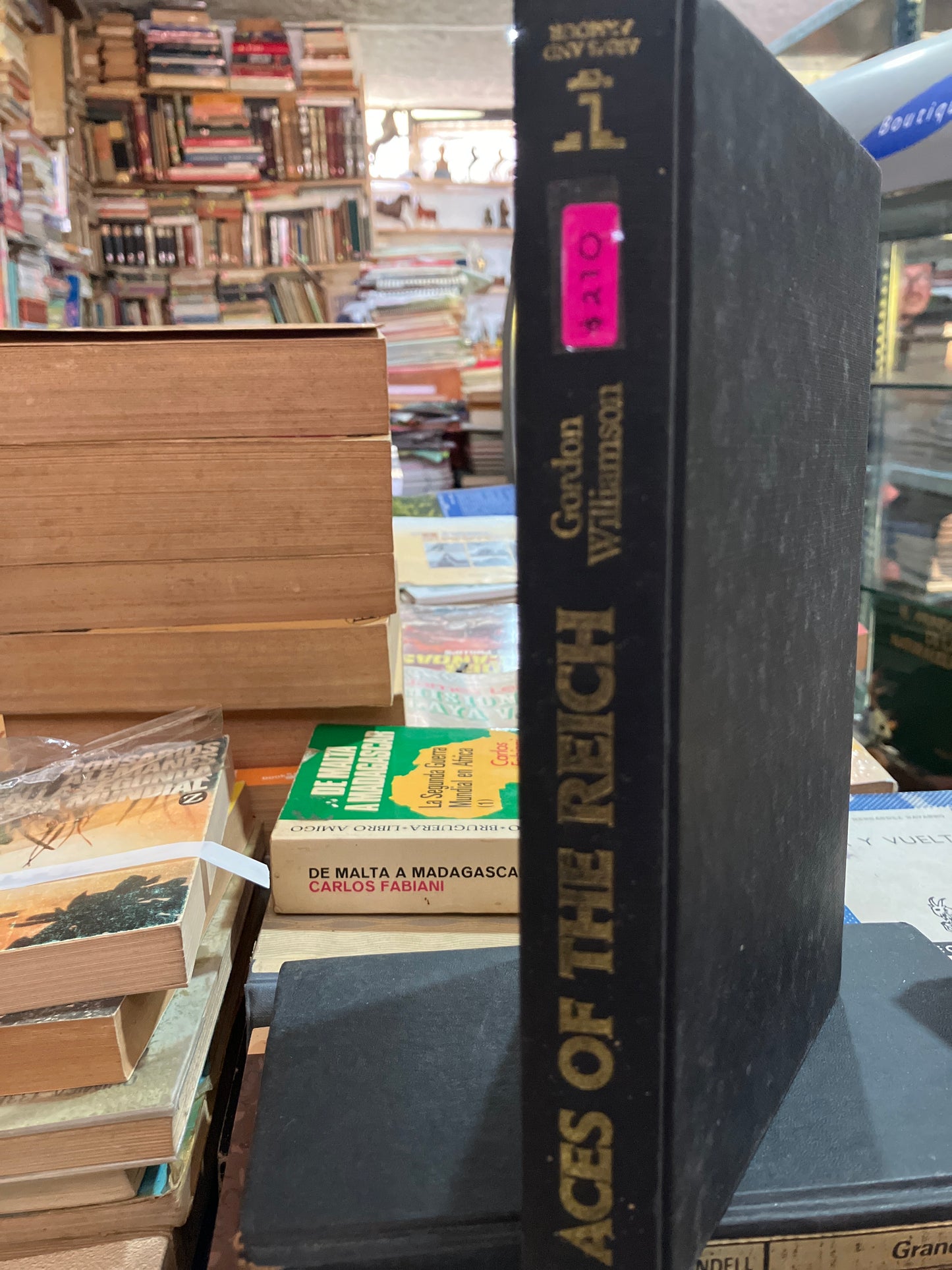 ACES OF THE REICH BY GORDON WILLIAMSON USADO HISTORIA ALDAMA EDITORIAL ARMS AND ARMOUR TAPA DURA LIBRO EN BUEN ESTADO