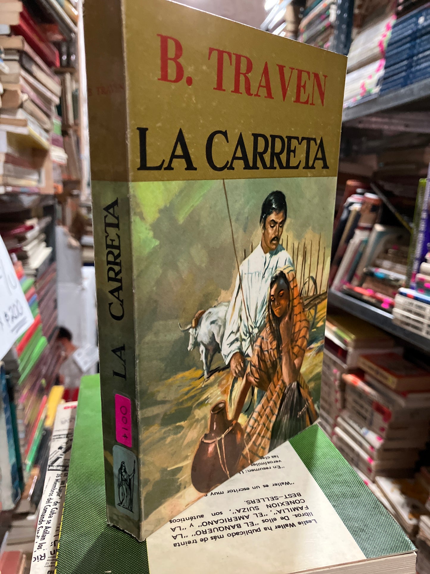 LA CARRETA POR B TRAVEN USADO NOVELAS ALDAMA