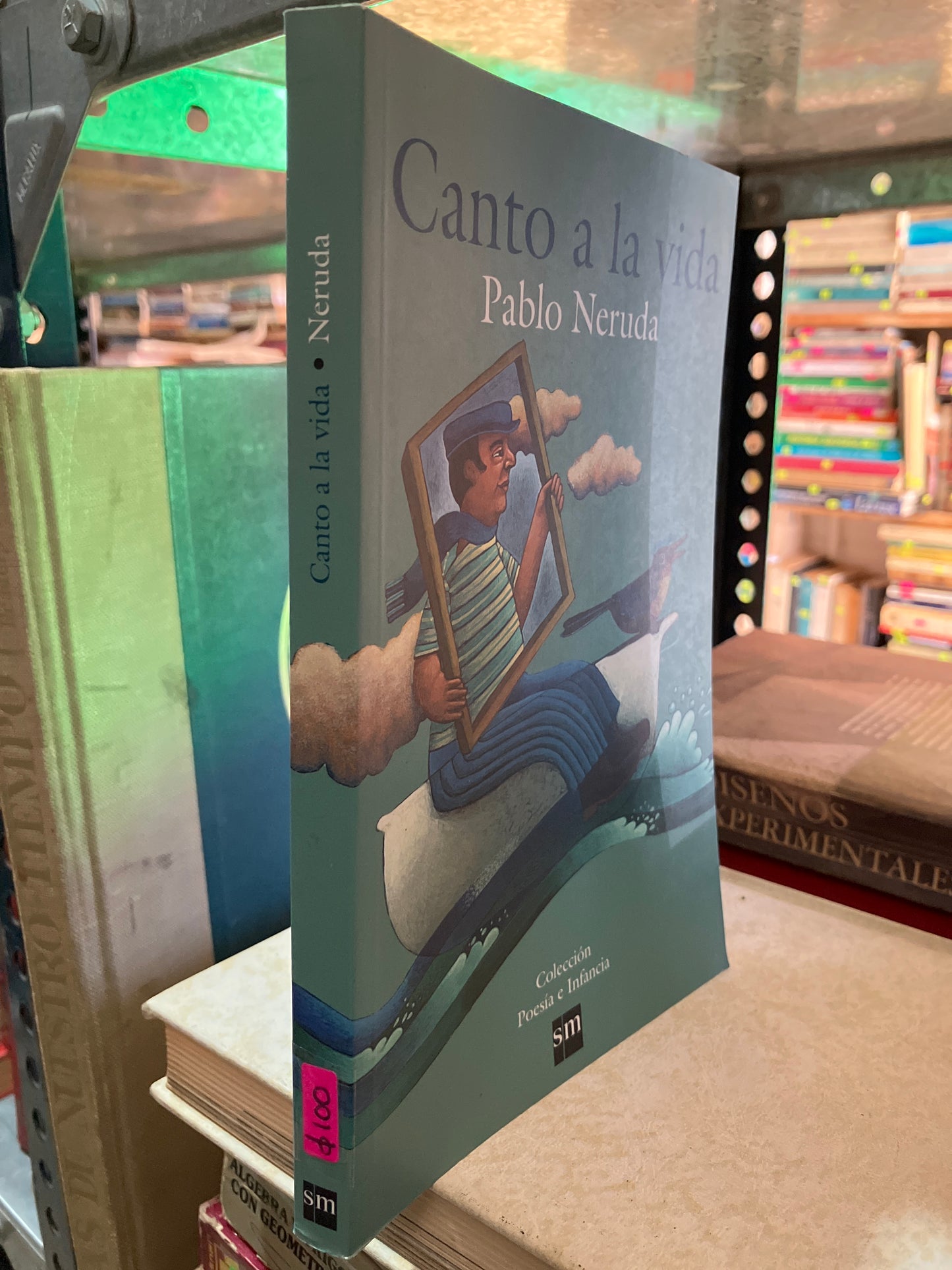 CANTO A LA VIDA POR PABLO NERUDA USADO NOVELA ALDAMA
