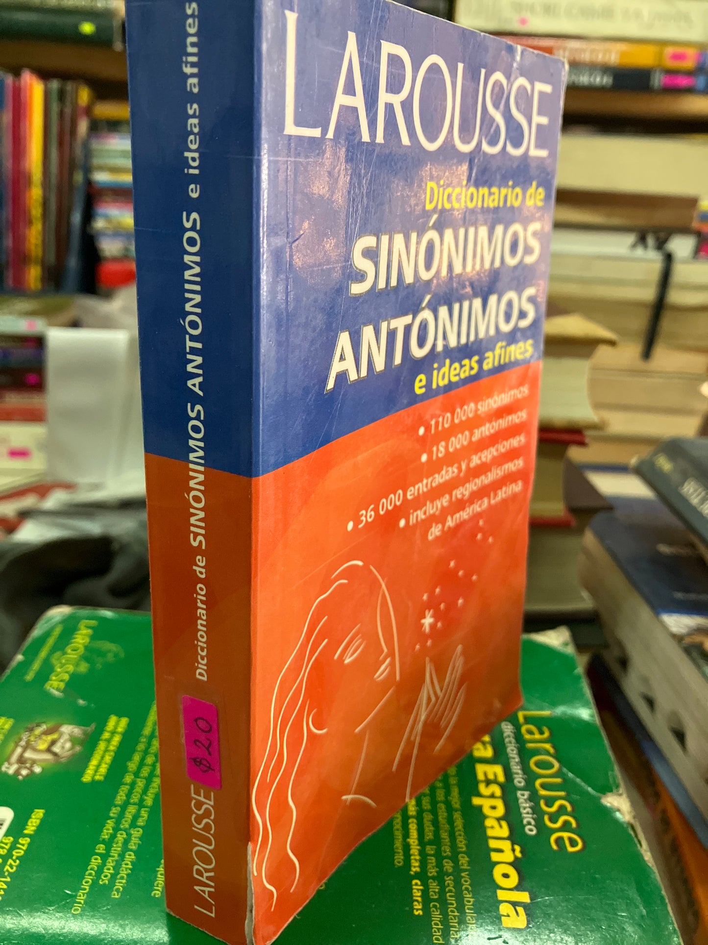 LAROUSSE DICCIONARIO DE SINÓNIMOS ANTÓNIMOS E IDEAS AFINES USADO EDUCACION LITERARIO 207