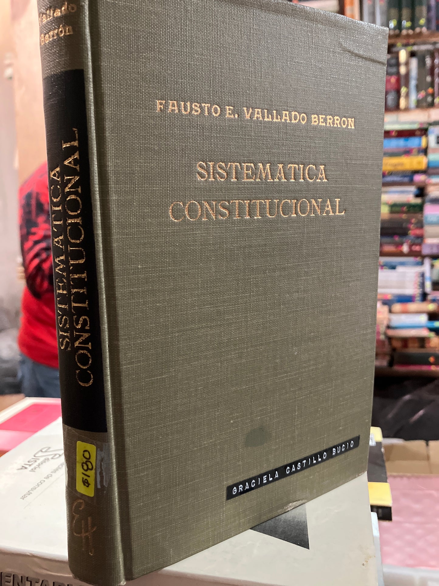 SISTEMÁTICA CONSTITUCIONAL POR FAUSTO E VALLADO BERRON USADO DERECHO ALDAMA
