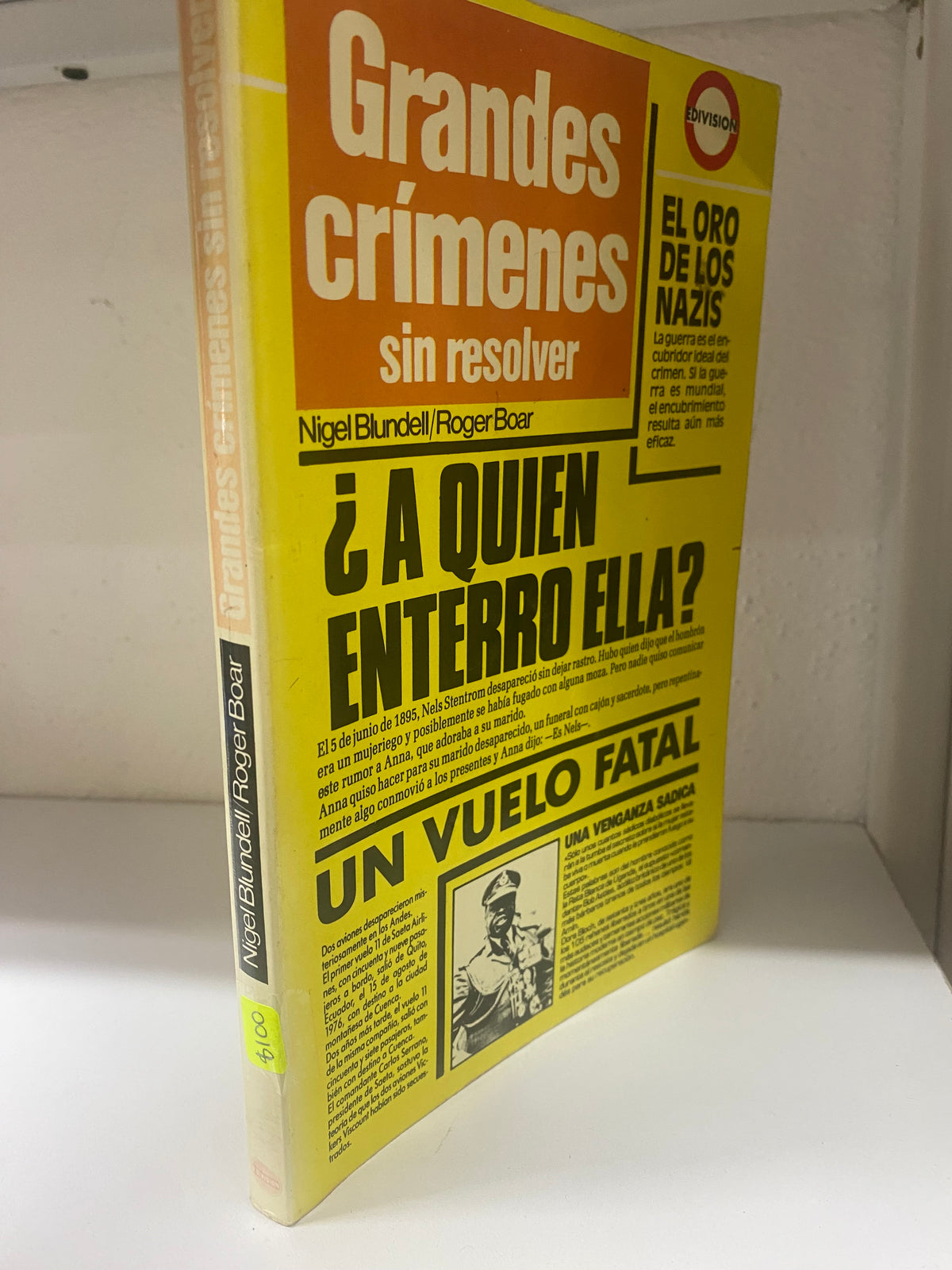 GRANDES CRIMENES SIN RESOLVER NIGEL BLUNDELL ROGER BOAR USADO NOVELA JUAREZ 515