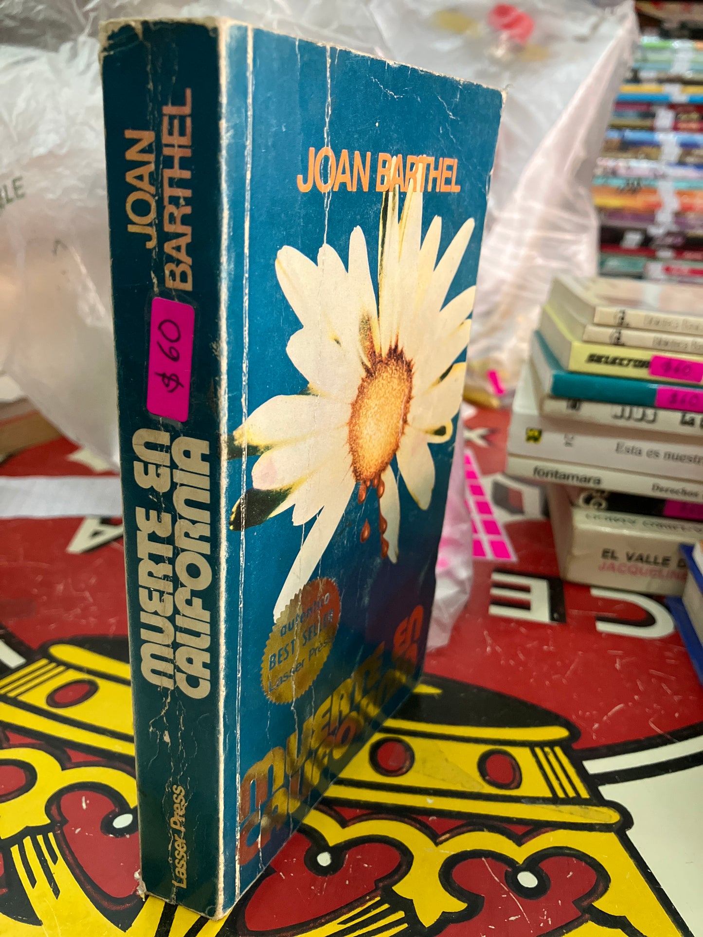 MUERTE EN CALIFORNIA POR JOAN BARTHEL USADO NOVELAS LITERARIO 207
