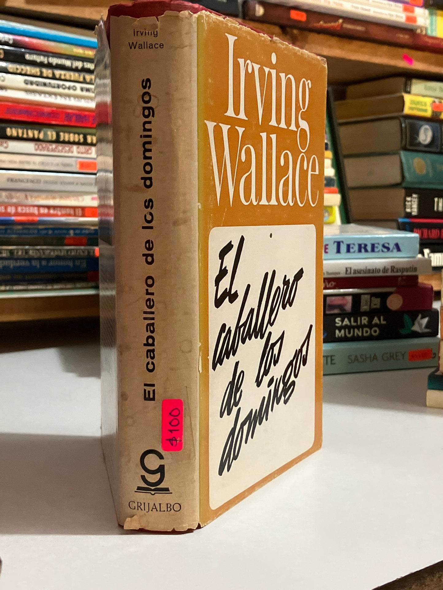 EL CABALLERO DE LOS DOMINGOS POR IRVING WALLACE USADO NOVELAS JUAREZ