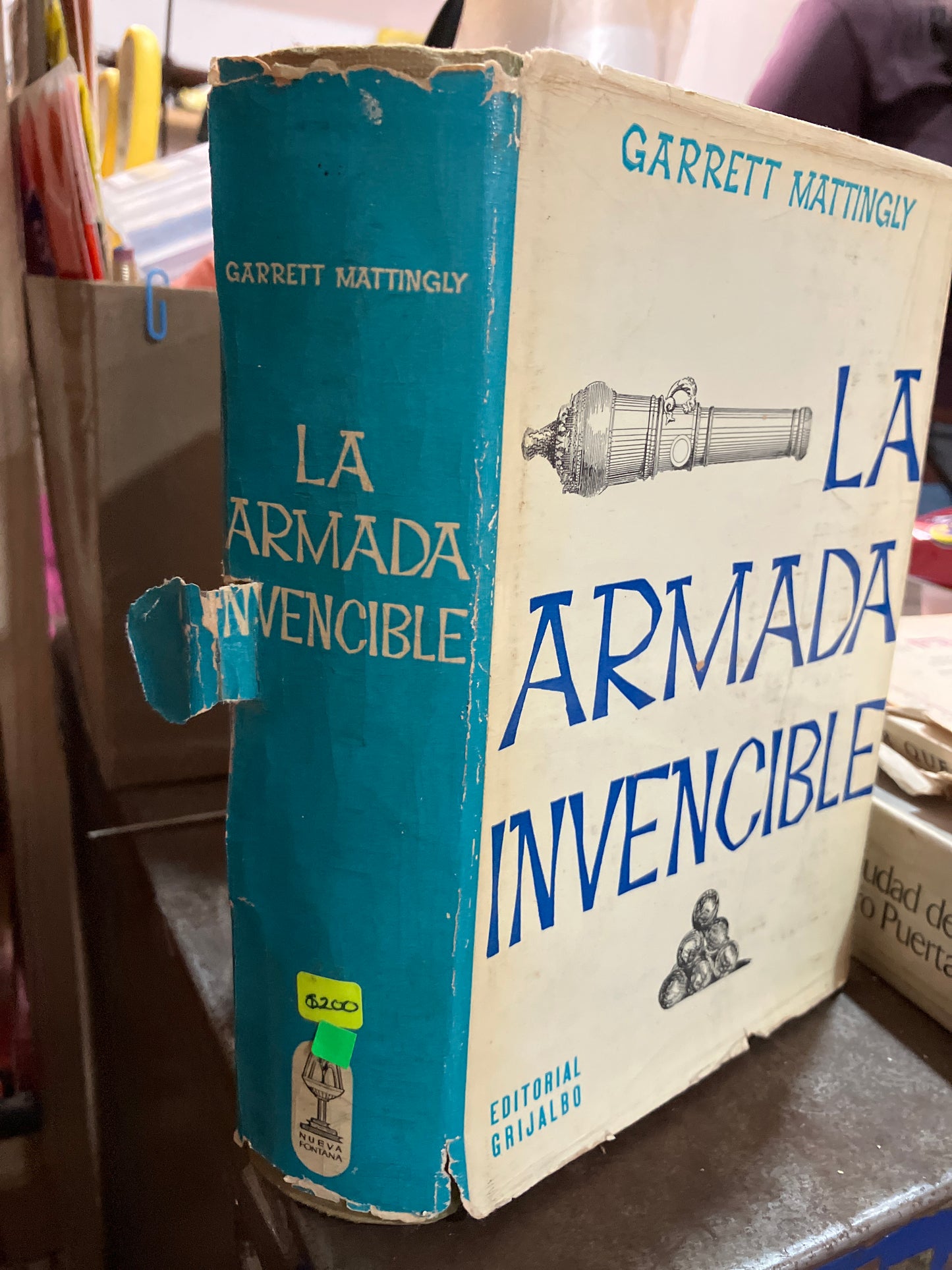 LA ARMADA INVENCIBLE 1961 PRIMERA EDICIÓN POR GARRETT MATTINGLY USADO ANTIGUOS ALDAMA