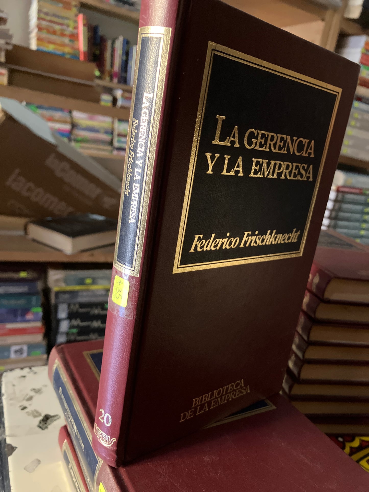 LA GERENCIA Y LA EMPRESA POR FEDERICO FRISCHKNECHT USADO ADMINISTRACIÓN LITERARIO 207