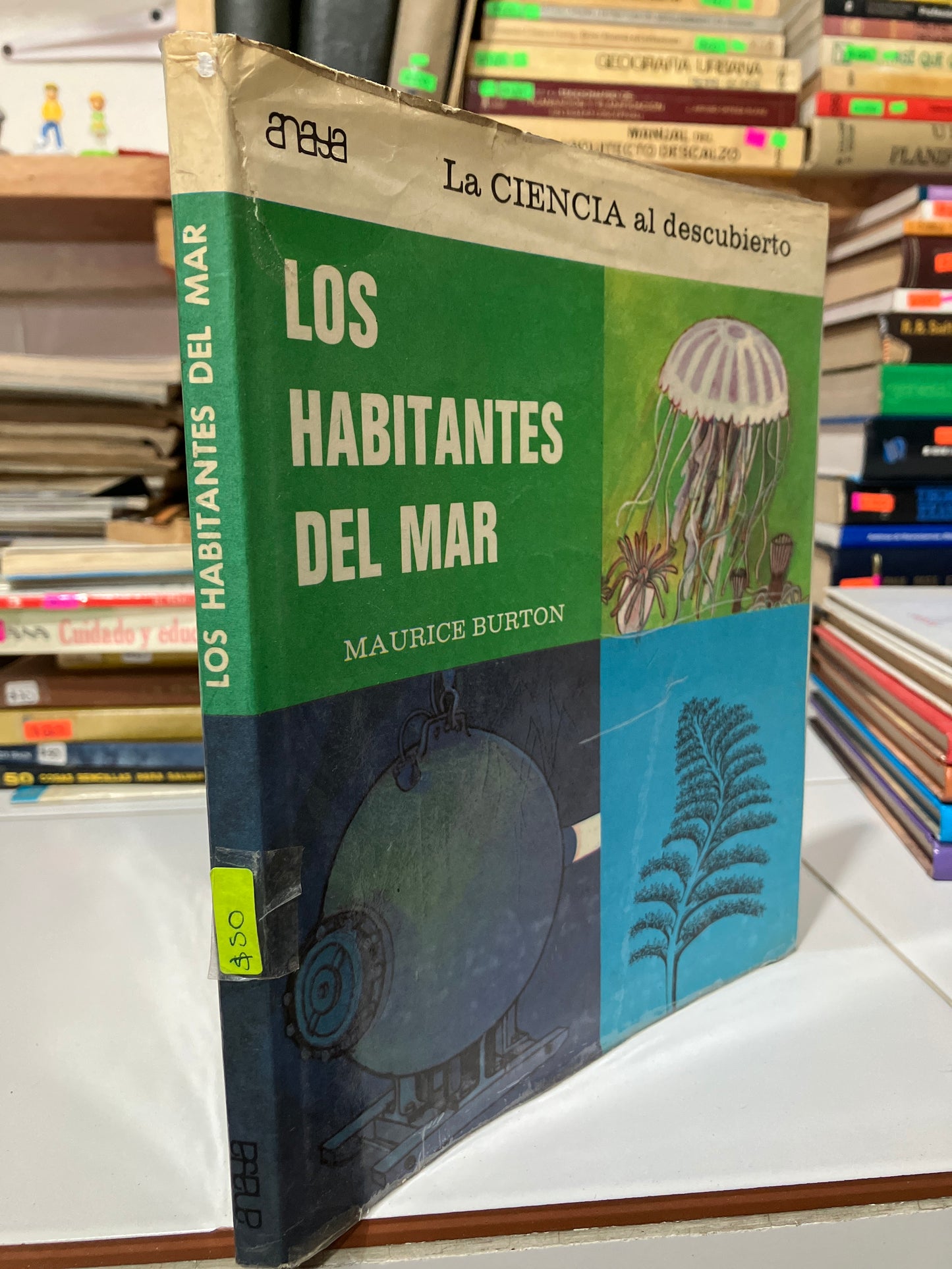 LOS HABITANTES DEL MAR POR MAURICE BUETON USADO CIENCIA JUAREZ