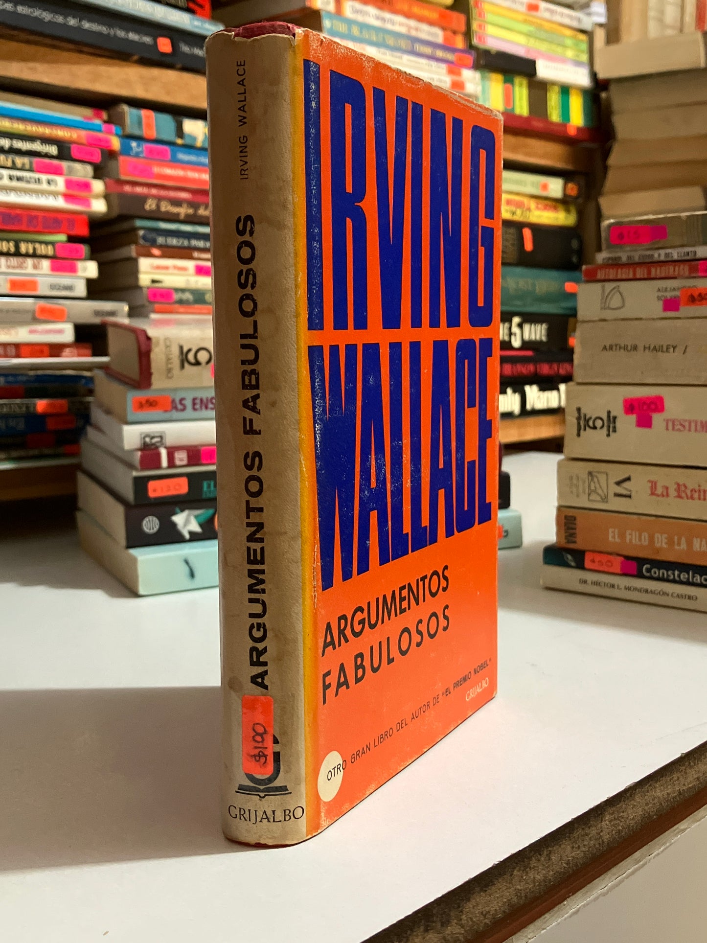 ARGUMENTOS FABULOSOS POR IRVING WALLACE USADO NOVELAS JUAREZ