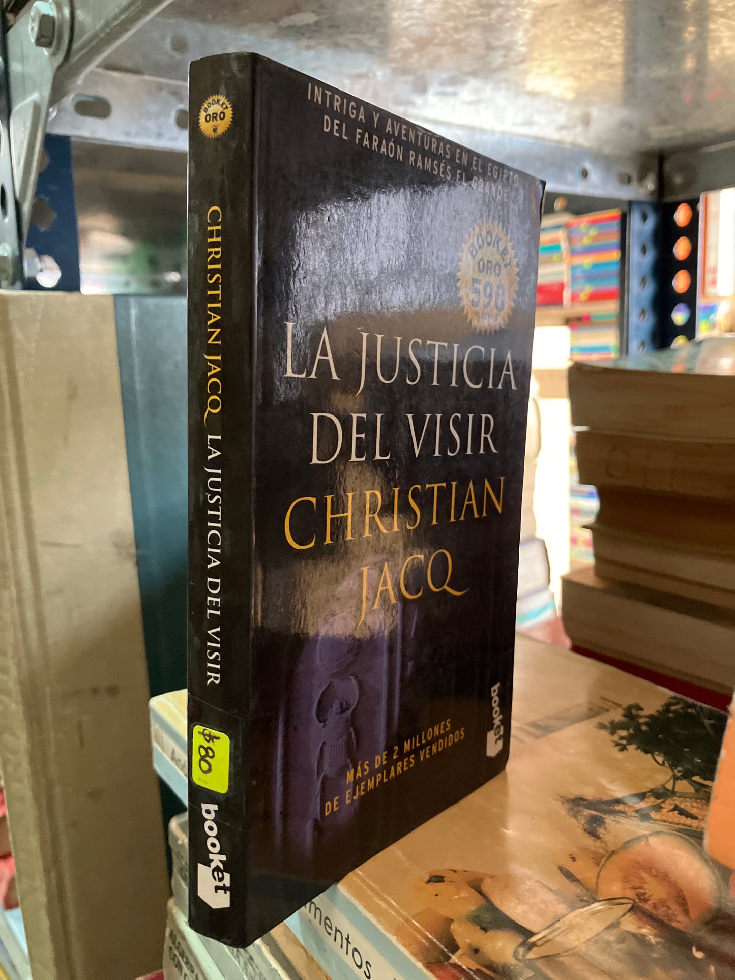 LA JUSTICIA DEL VISIR POR CHRISTIAN JACQ USADO NOVELAS ALDAMA
