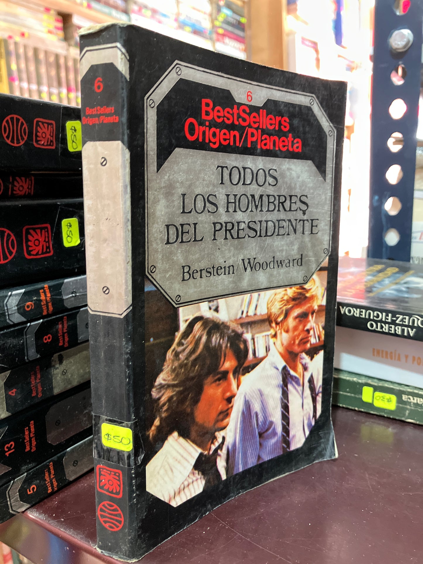 TODOS LOS HOMBRES DEL PRESIDENTE POR BERSTEIN Y WOOD USADO NOVELA LITERARIO 305