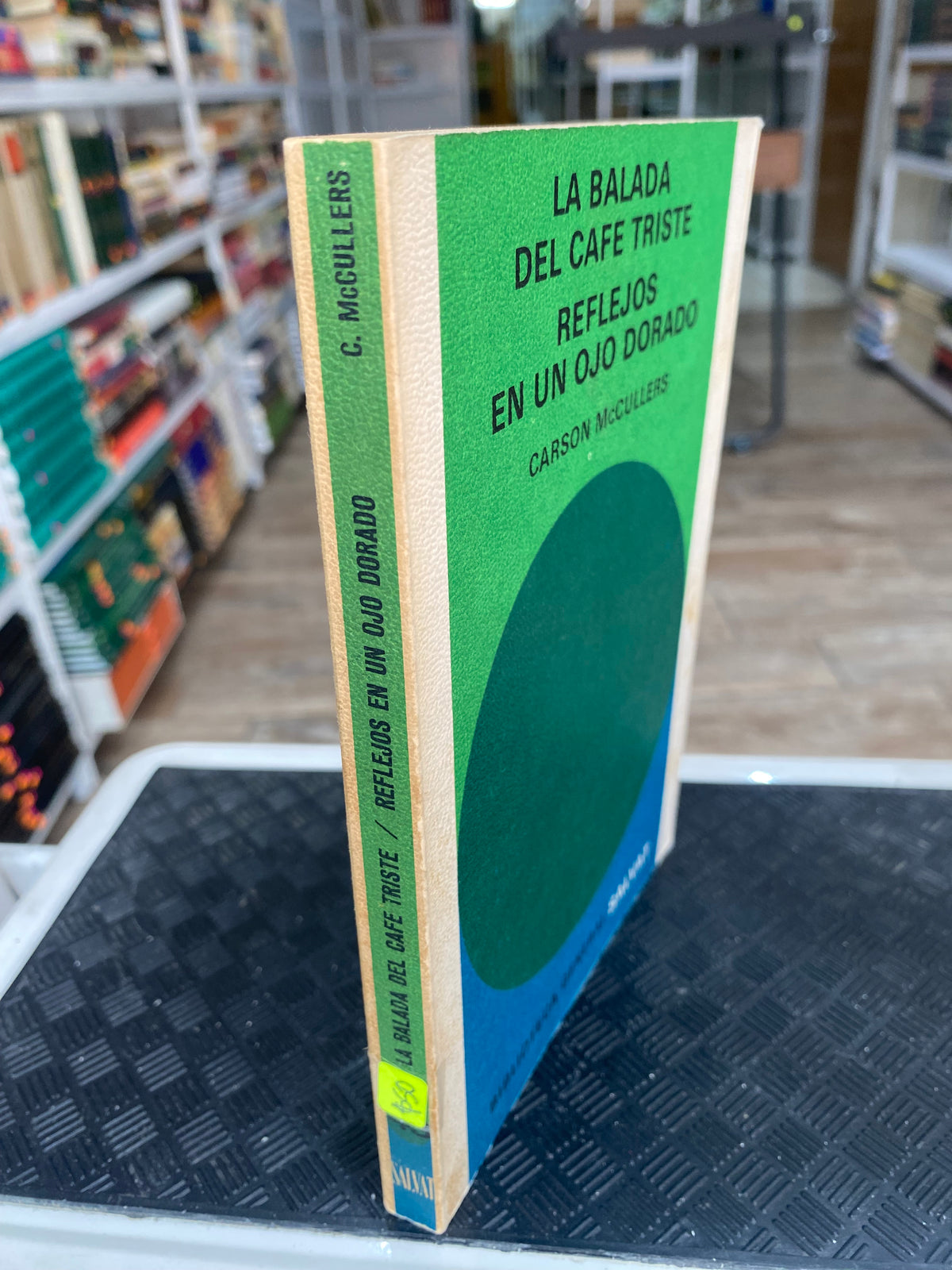 LA BALADA DE CAFE TRISTE REFLEJOS EN UN OJO DORADO C MCCULLERS USADO NOVELAS JUAREZ 515