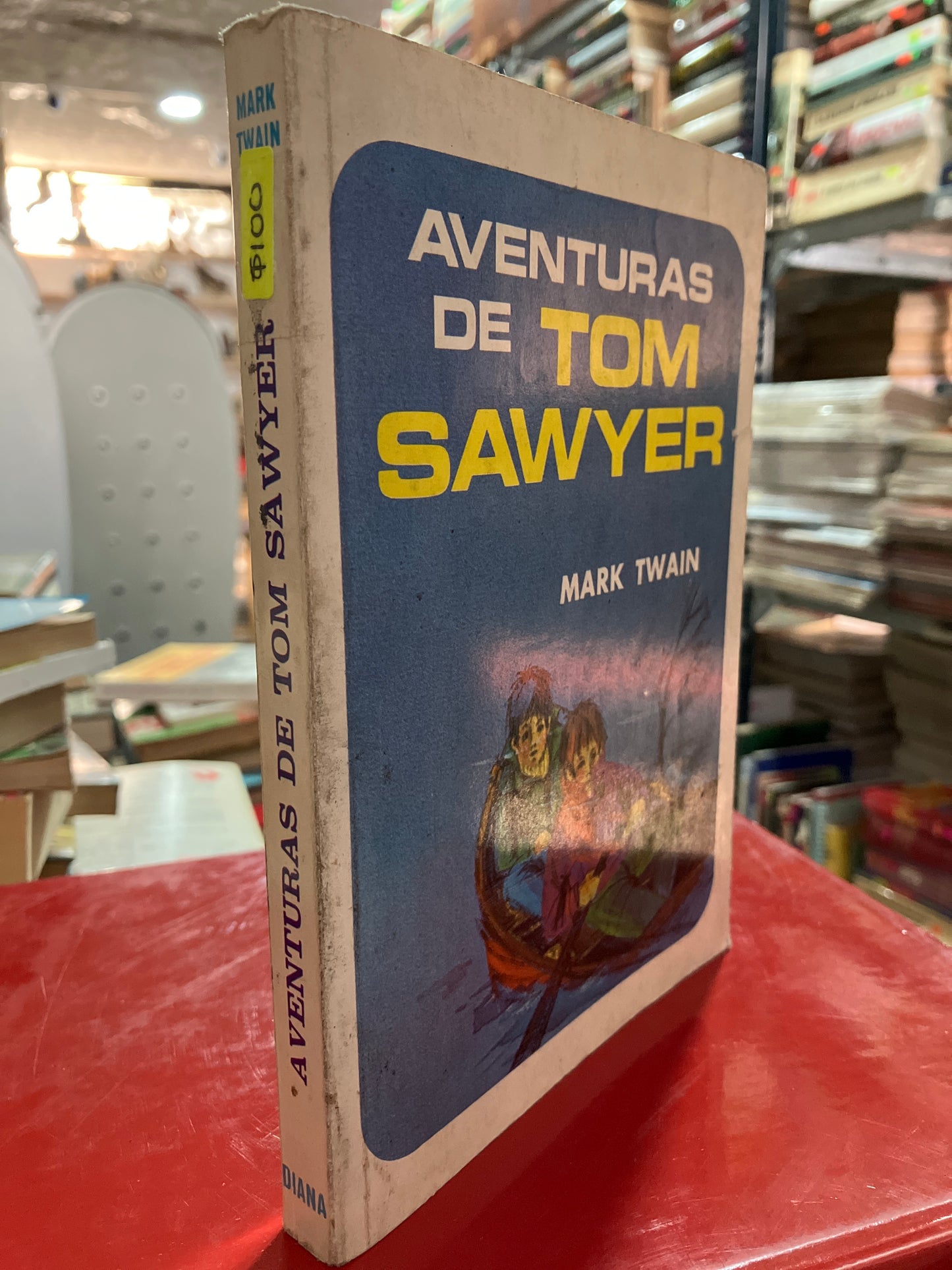 AVENTURAS DE TOM SAWYER POR MARK TWAIN USADO NOVELA ALDAMA