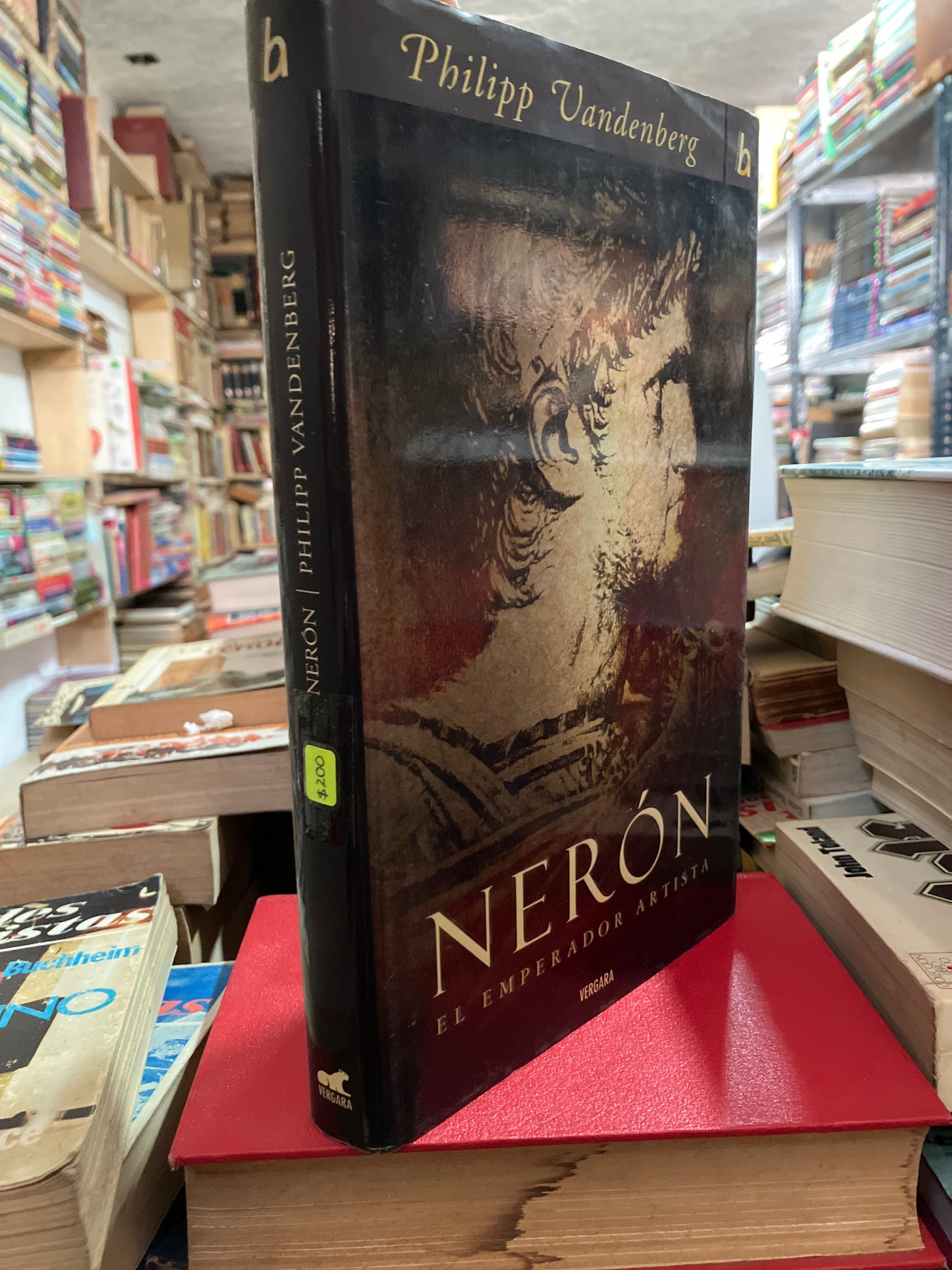 NERÓN EL EMPERADOR ARTISTA POR PHILIP VANDENBERG USADO NOVELA ALDAMA