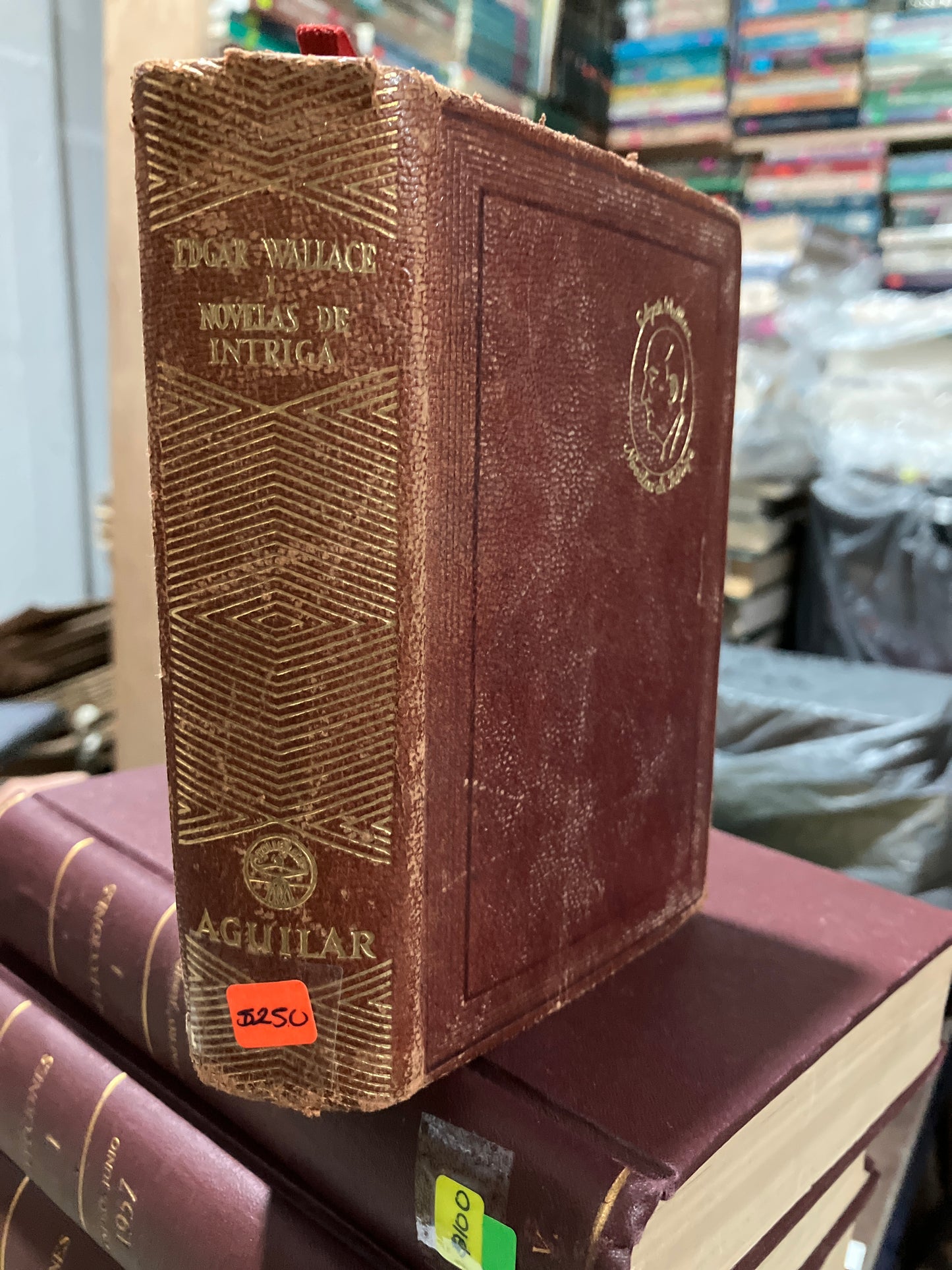 NOVELAS DE INTRIGA I POR EDGAR WALLACE 1949 SEGUNDA EDICIÓN USADO ANTIGUOS ALDAMA