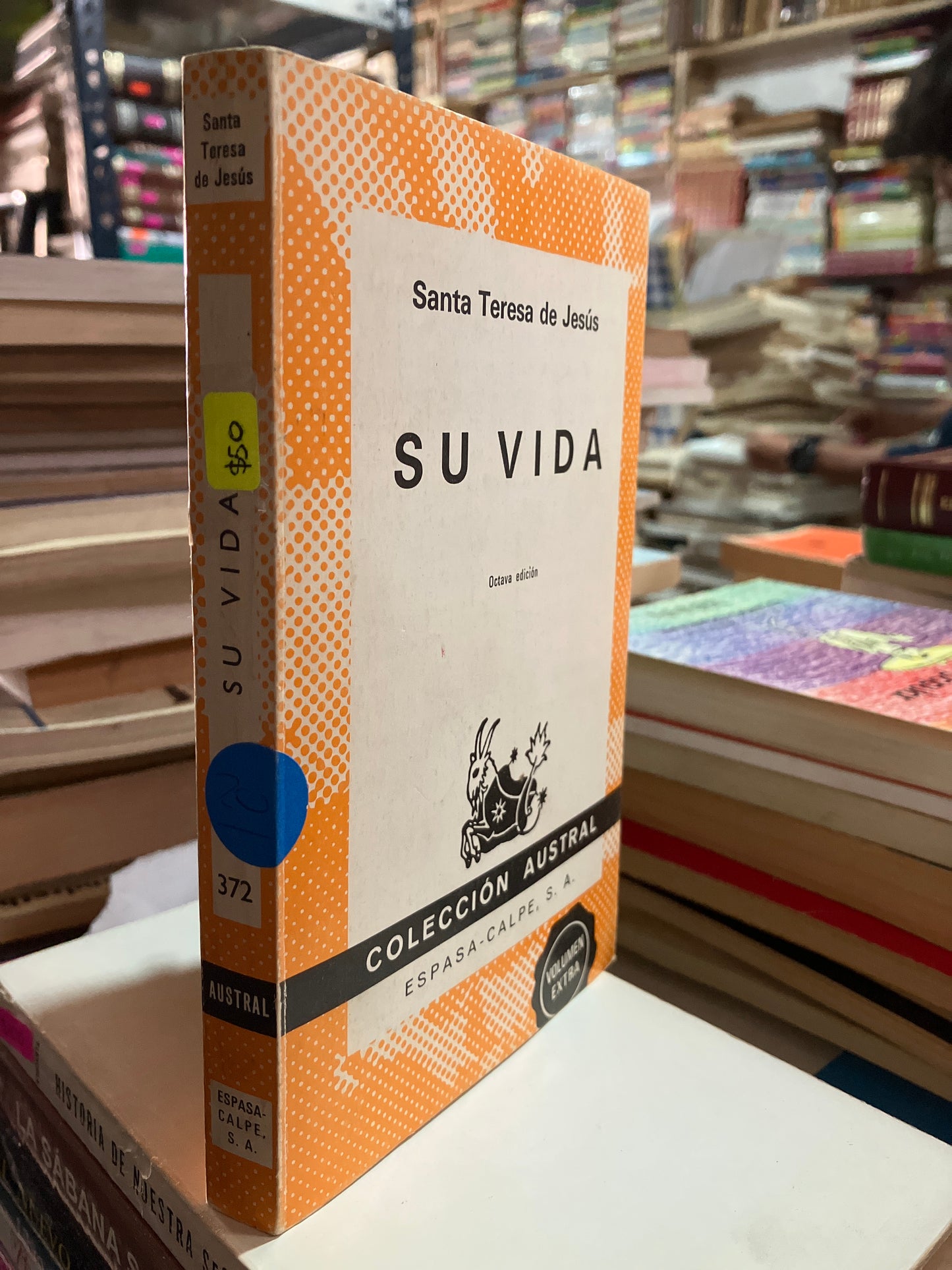 SU VIDA POR SANTA TERESA DE JESÚS USADO RELIGIÓN ALDAMA