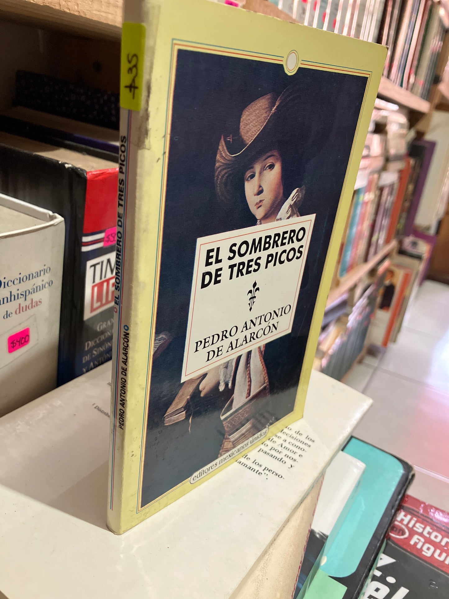 EL SOMBRERO DE TRES PICOS POR PEDRO ANTONIO DE ALARCÓN USADO NOVELA LITERARIO 305
