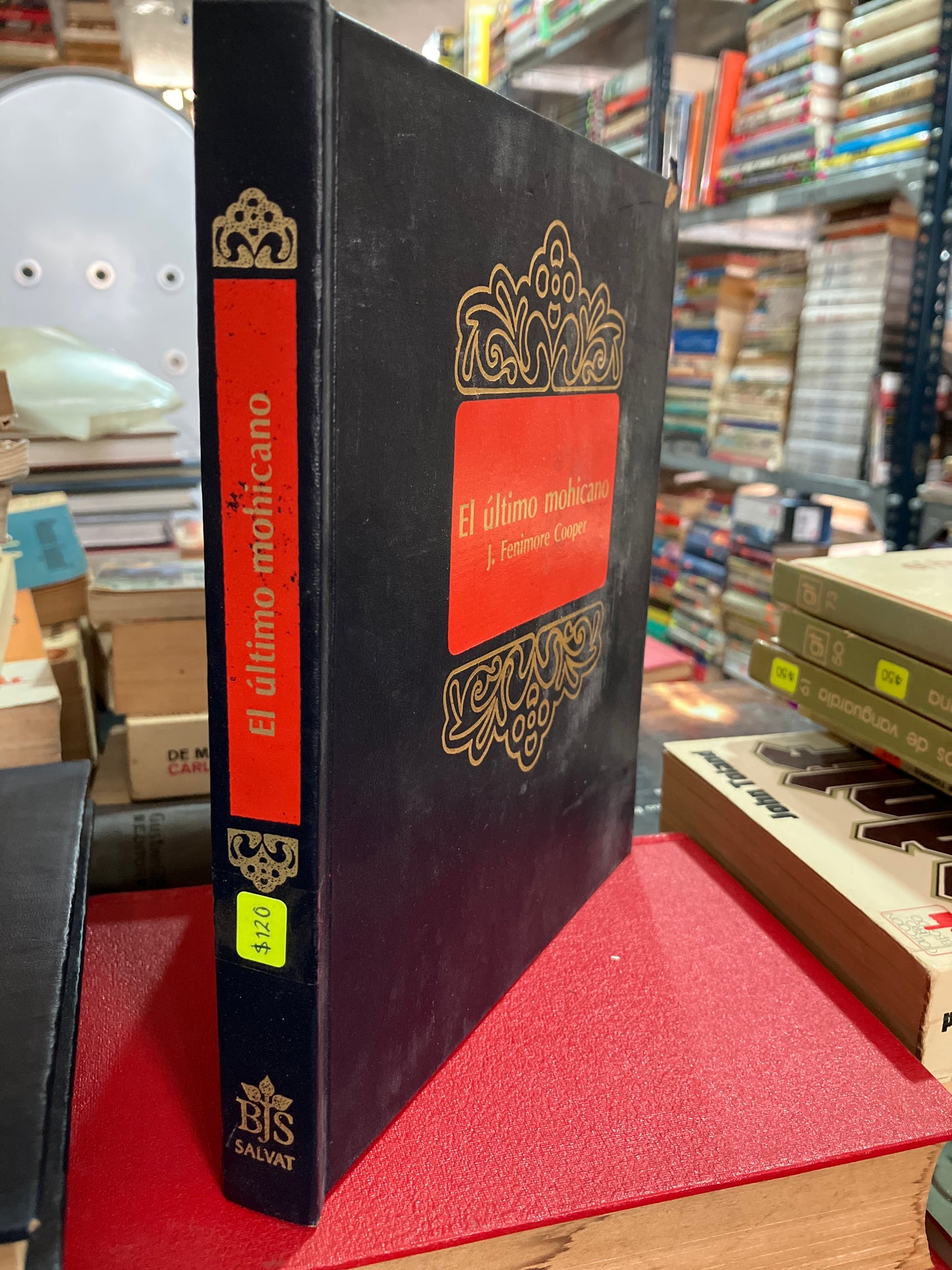EL ÚLTIMO MOHICANO POR J FENIMORE COOPER USADO NOVELA ALDAMA