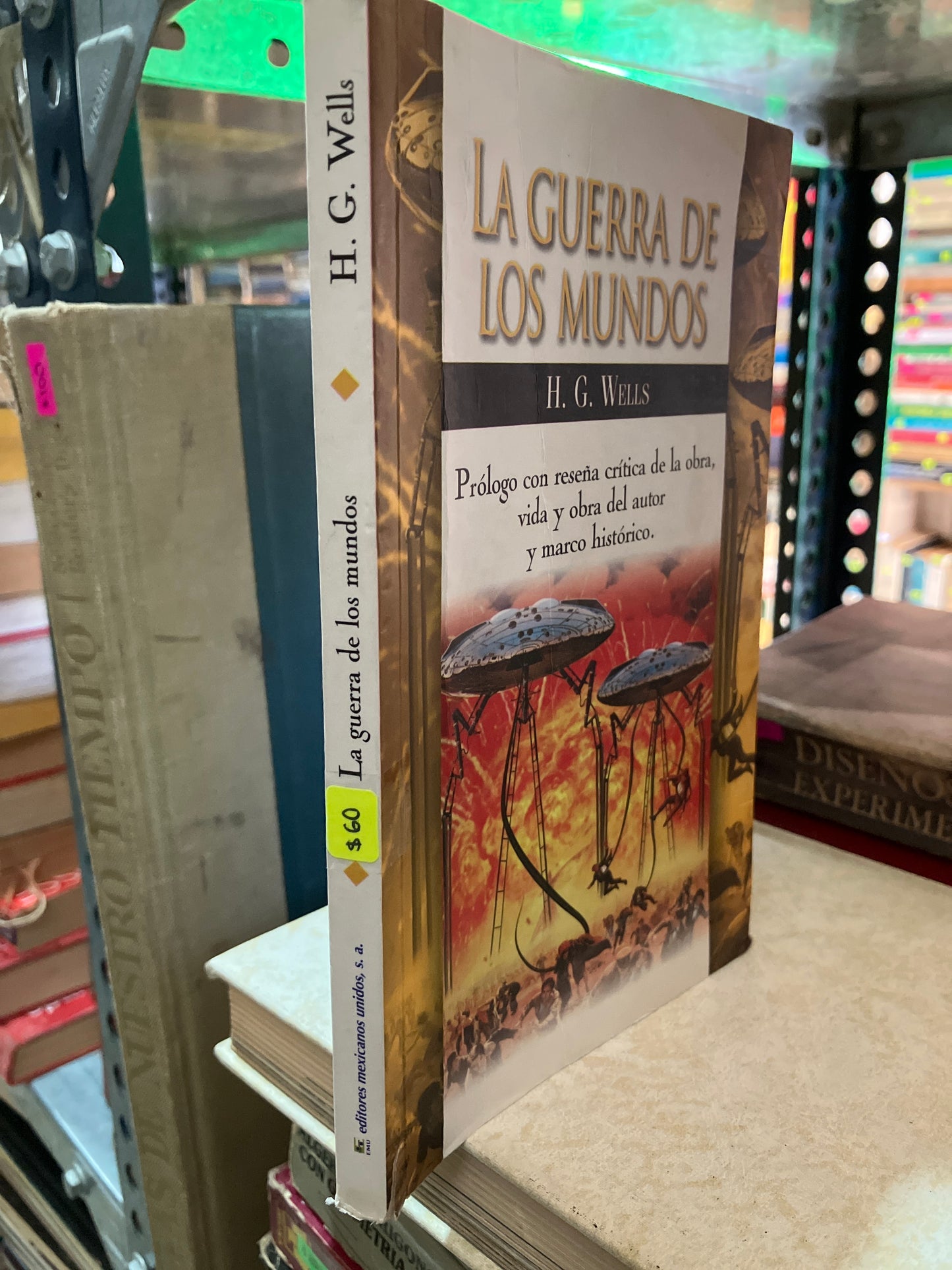 LA GUERRA DE LOS MUNDOS POR H G WELLS USADO NOVELA ALDAMA