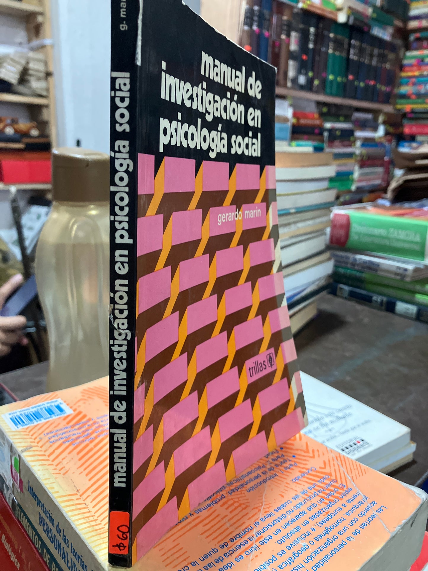 MANUAL DE INVESTIGACION EN PSICOLOGÍA SOCIAL POR GERARDO MARÍN USADO PSICOLOGÍA ALDAMA
