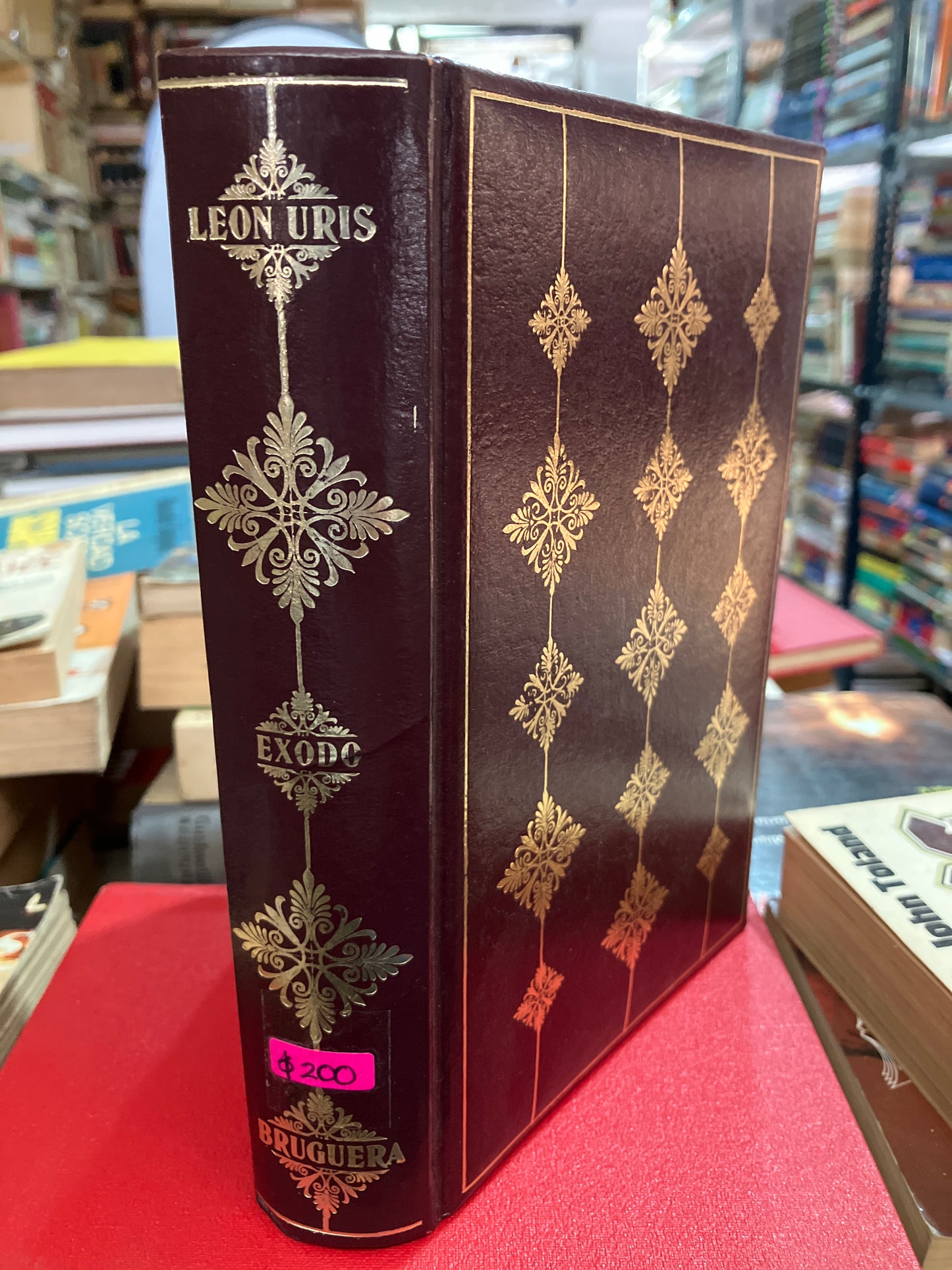 ÉXODO POR LEON URIS USADO NOVELA ALDAMA