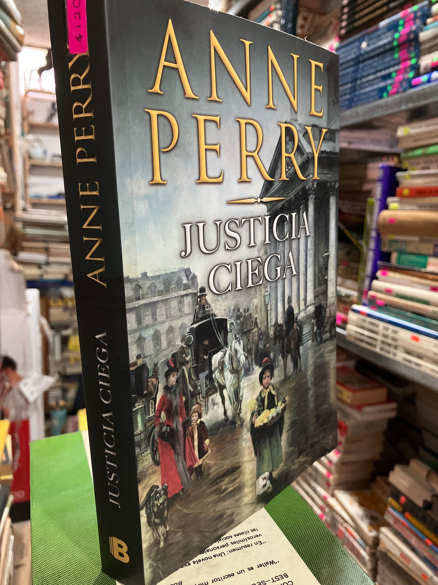 JUSTICIA CIEGA POR ANNE PERRY USADO NOVELAS ALDAMA