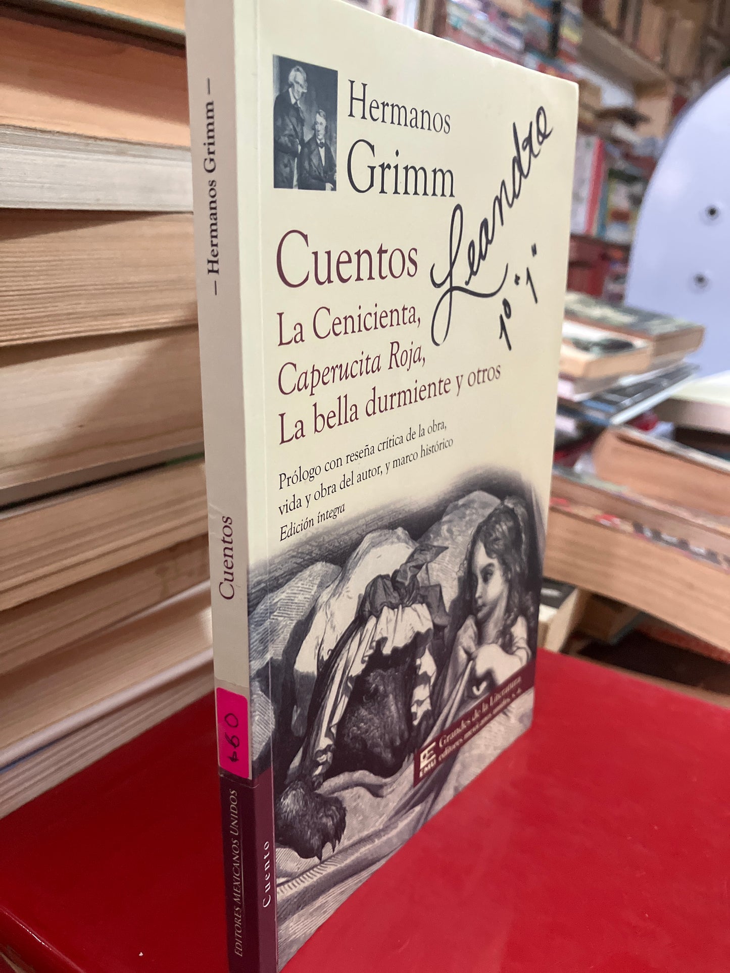 LA CENICIENTA CAPERUCITA ROJA LA BELLA DURMIENTE POR HERMANOS GRIMM USADO NOVELA ALDAMA
