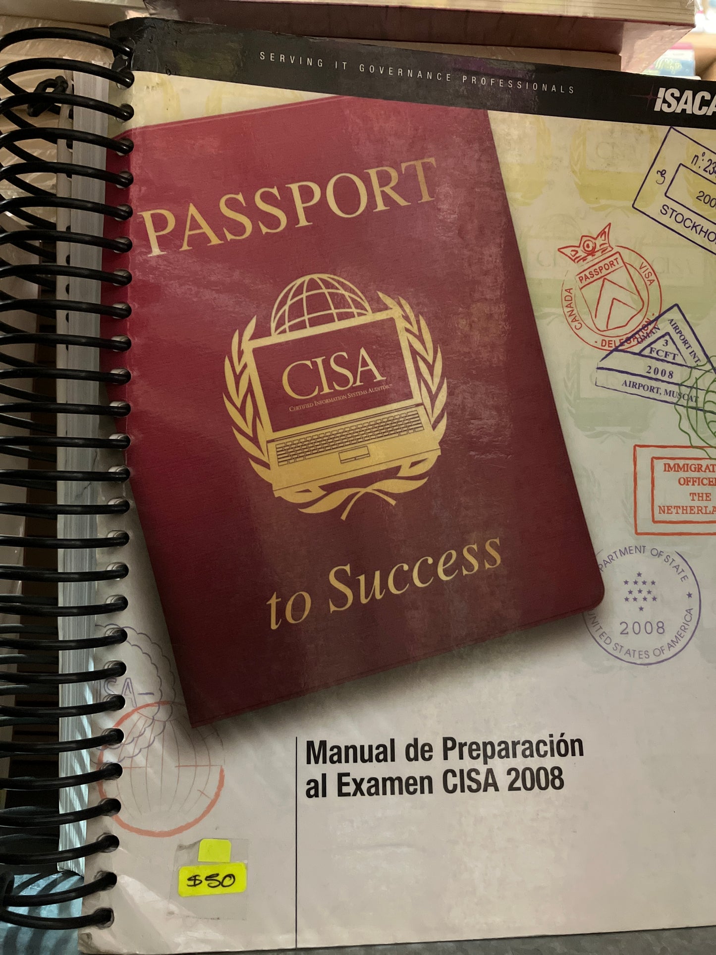 MANUAL DE PREPARACION AL EXAMEN CISA 2008 USADO ADMINISTRACIÓN LITERARIO 305