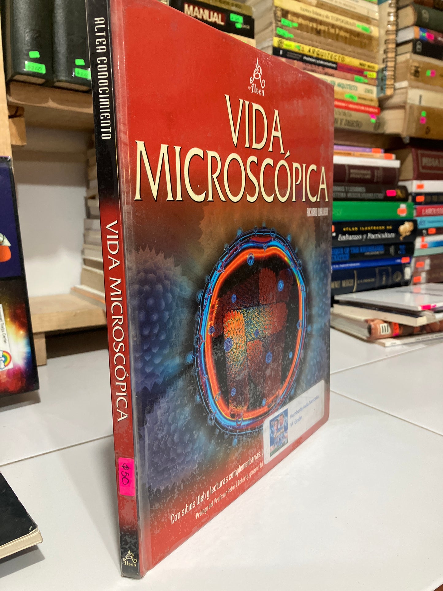 VIDA MICROSCÓPICA POR RICHARD WALKER USADO CIENCIA JUAREZ