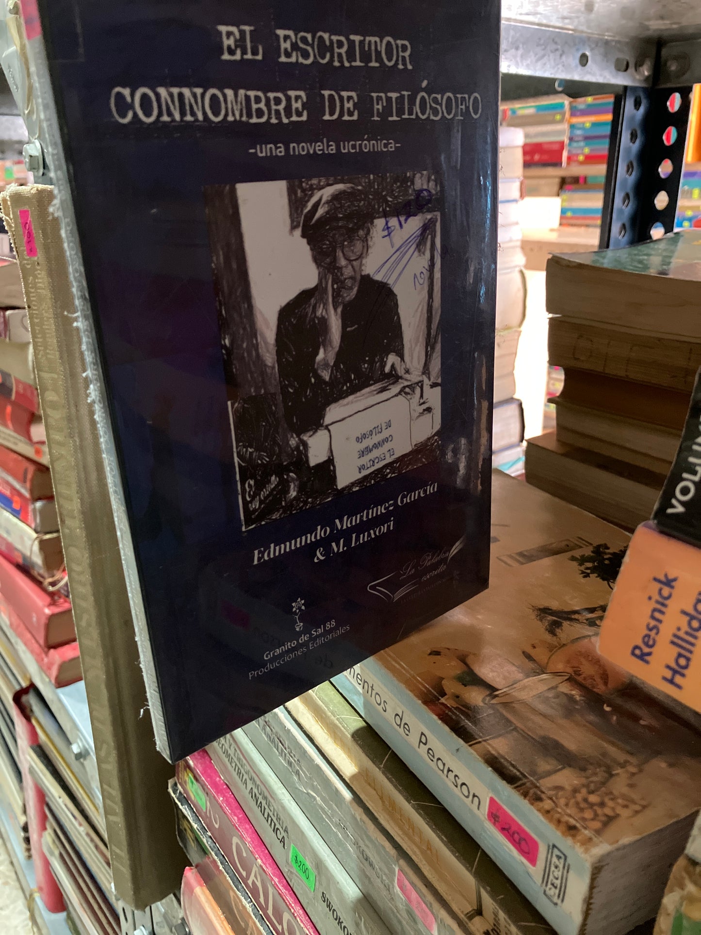 EL ESCRITOR CONNOMBRE DE FILOSOFO USADO NOVELAS ALDAMA