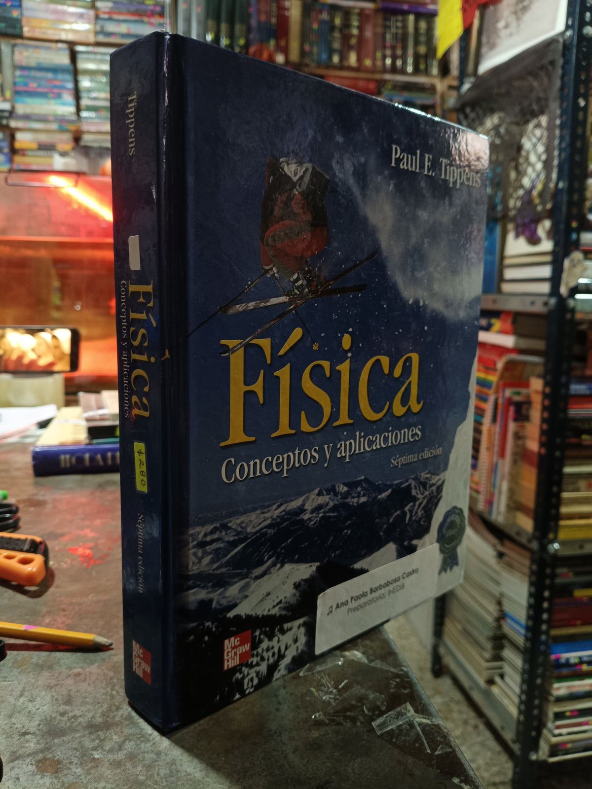 FISICA CONCEPTOS Y APLICACIONES POR PAUL E TIPPENS USADO FISICA ALDAMA