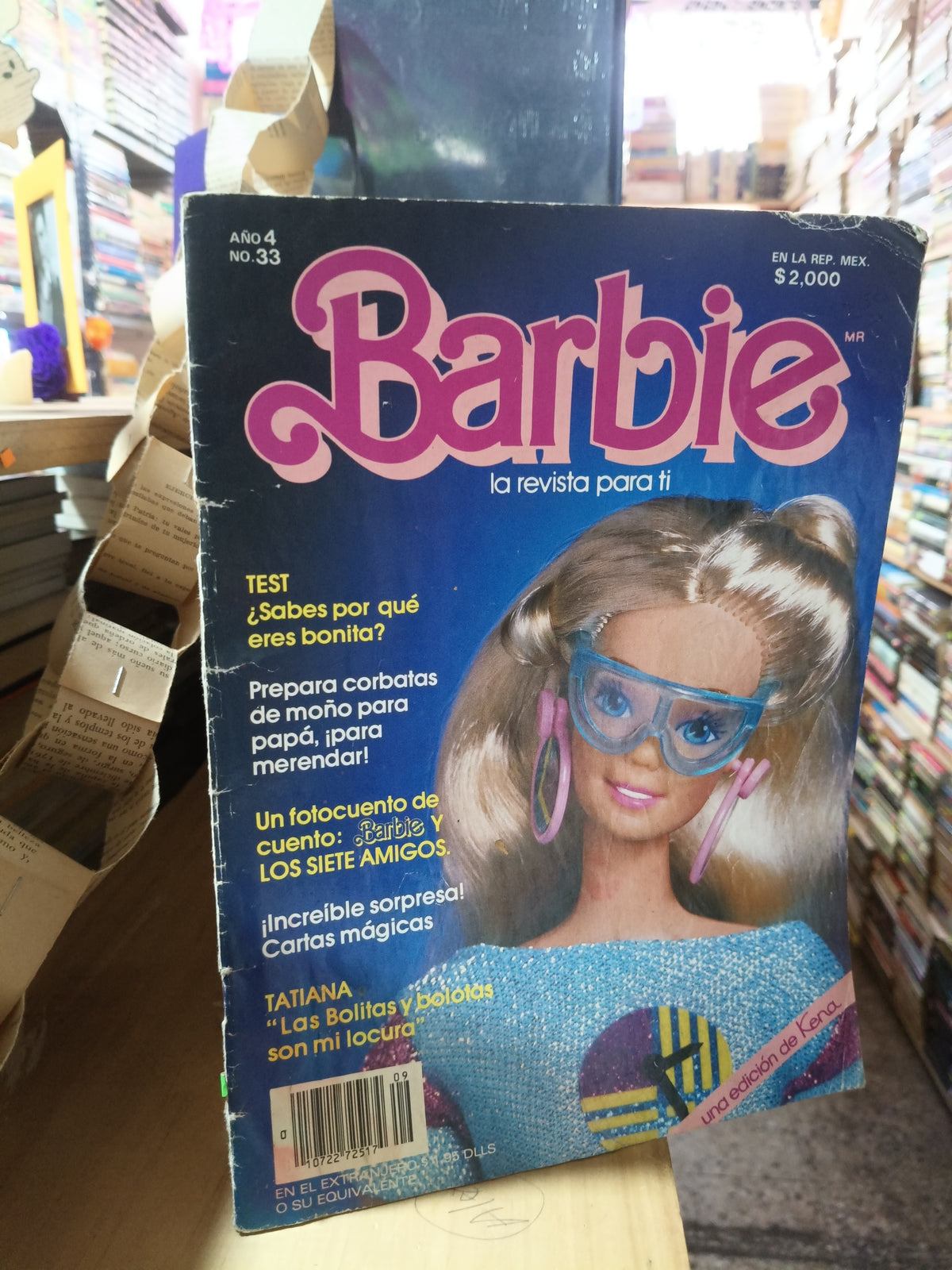 BARBIE LA REVISTA PARA TI AÑO 4 NO 33 USADO ANTIGUO ALDAMA