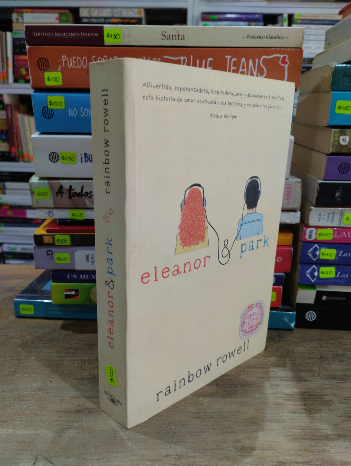 ELEANOR & PARK POR RAINBOW ROWELL USADO NOVELAS JUAREZ 515