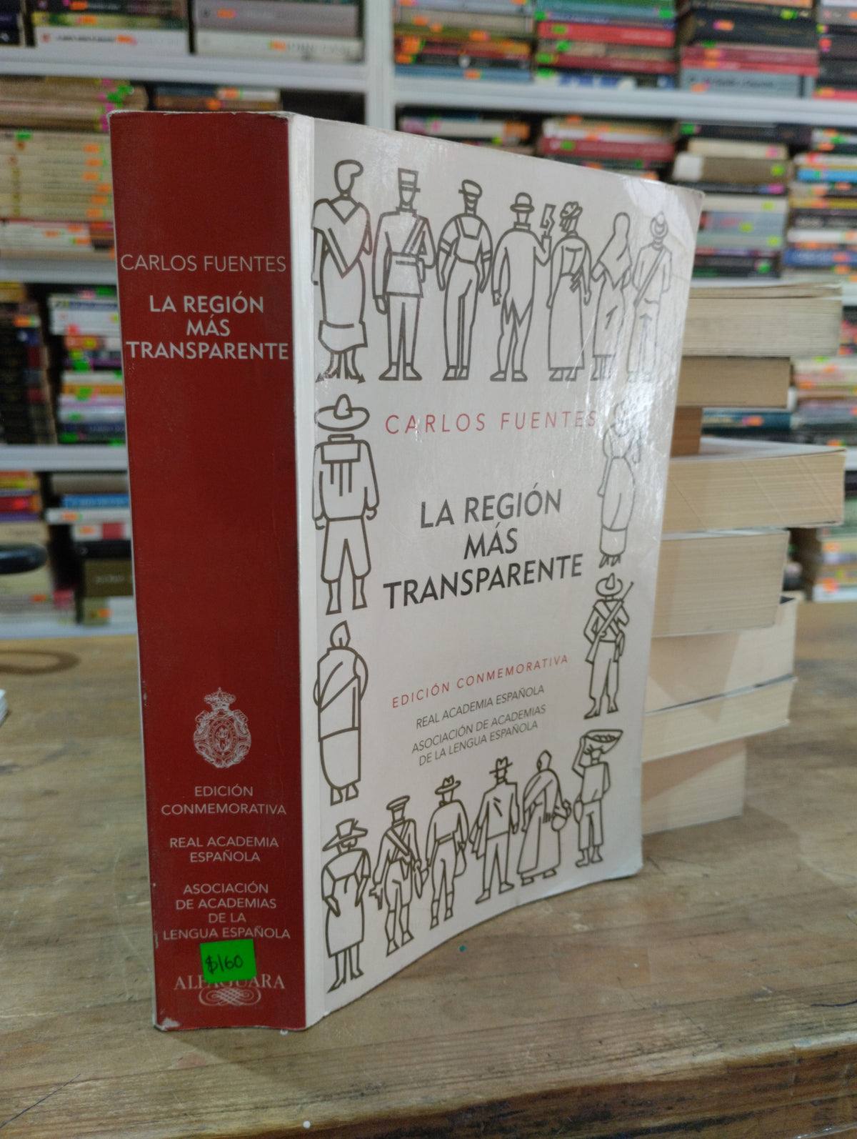 LA REGION MAS TRANSPARENTE POR CARLOS FUENTES USADO NOVELAS JUAREZ 515