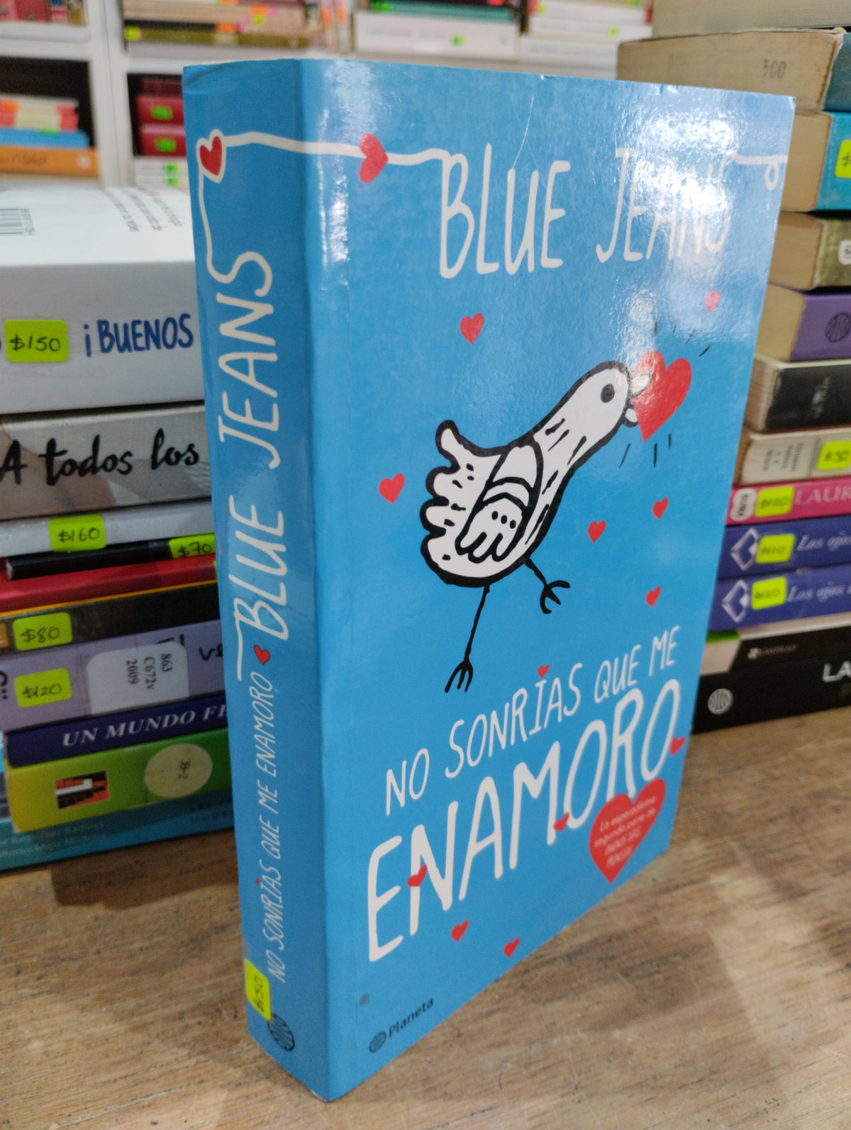 NO SONRIAS QUE ME ENAMORO POR BLUE JEANS USADO NOVELAS JUAREZ 515