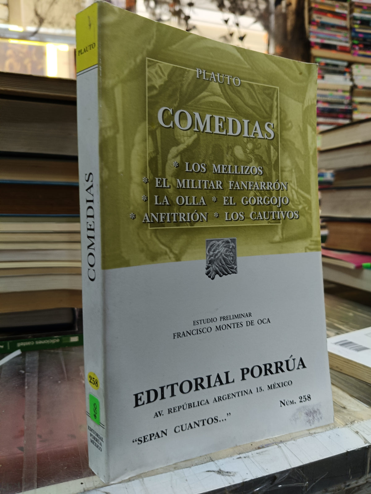 COMEDIAS POR PLAUTO USADO NOVELA JUAREZ 507