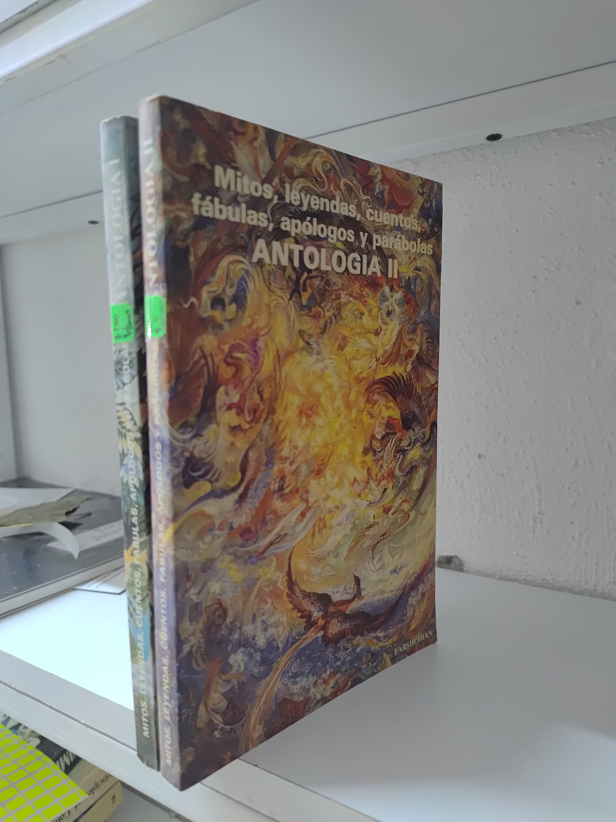 MITOS LEYENDAS CUENTOS FABULAS APOLOGOS Y PARABOLAS ANTOLOGIA 2 POR EMILIO ROJAS USADO NOVELAS JUAREZ 515 2 TOMOS POR $200