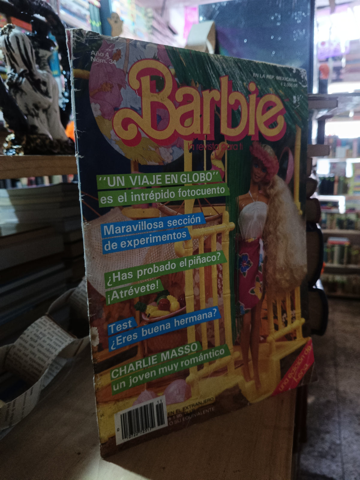 BARBIE LA REVISTA PARA TI AÑO 4 NUM 34 USADO ANTIGUO ALDAMA