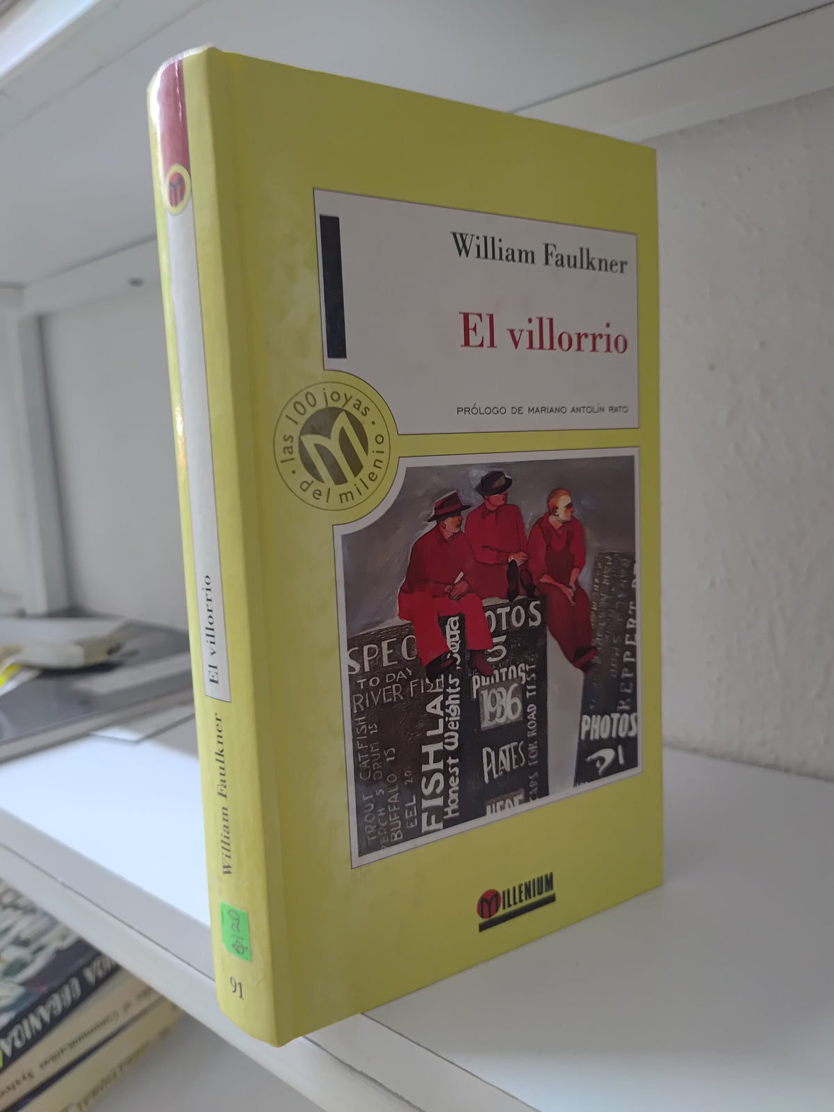 EL VILLORRIO POR WILLIAM FAULKNER USADO NOVELAS JUAREZ 515