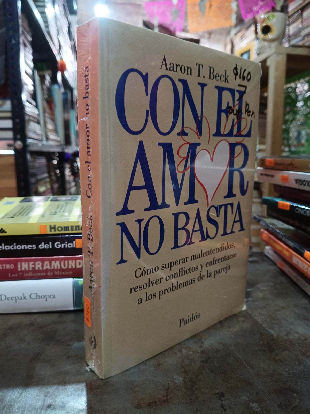 CON EL AMOR NO BASTA POR AARON T BECK USADO SUPERACION PERSONAL ALDAMA