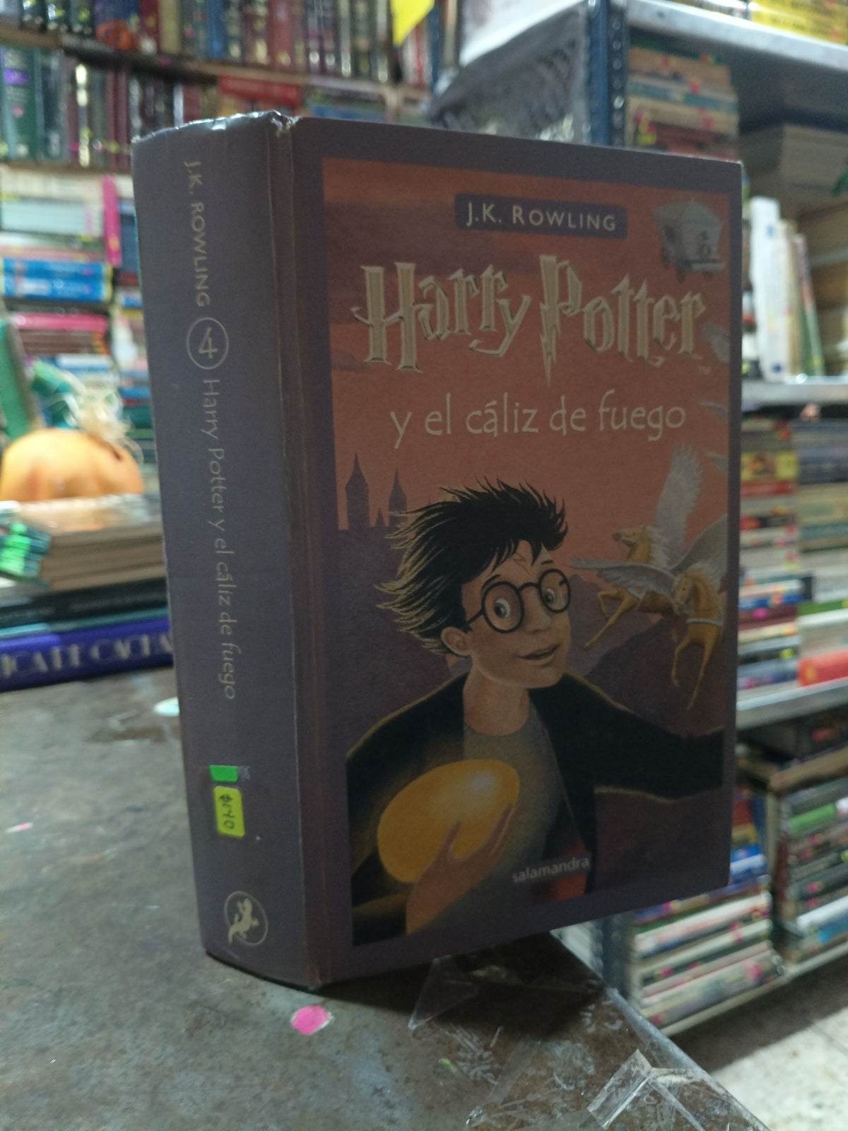 HARRY POTTER Y EL CALIZ DE FUEGO POR J K ROWLING USADO NOVELA ALDAMA