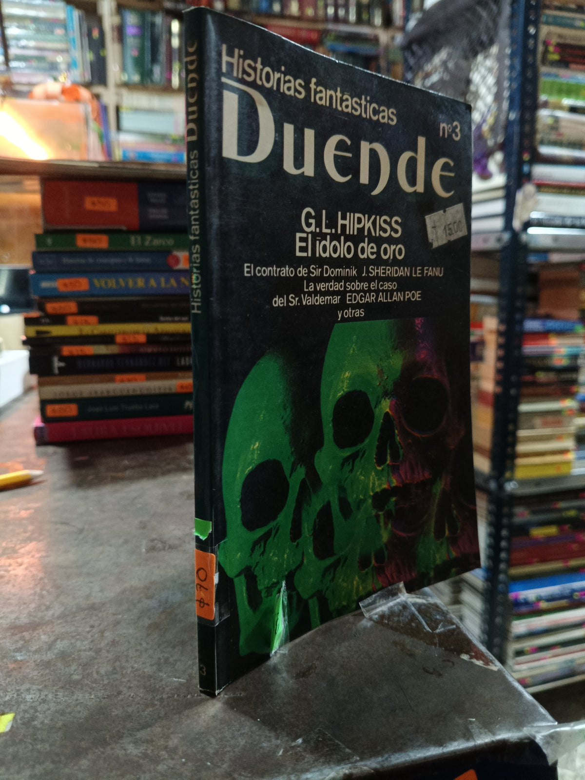 HISTORIAS FANTASTICAS DUENDE NO 3 G L HIPKISS USADO NOVELA ALDAMA