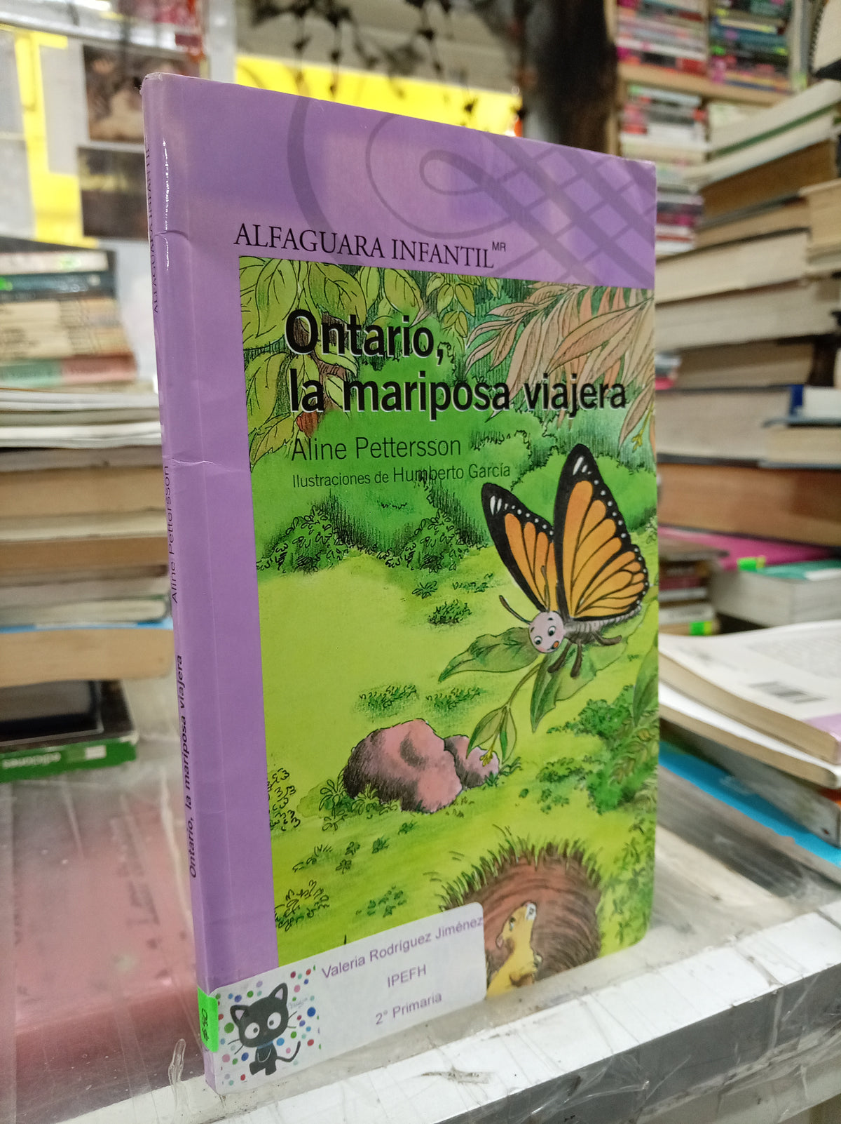 ONTARIO LA MARIPOSA VIAJERA POR ALINE PETTERSSON USADO INFANTIL JUAREZ 507